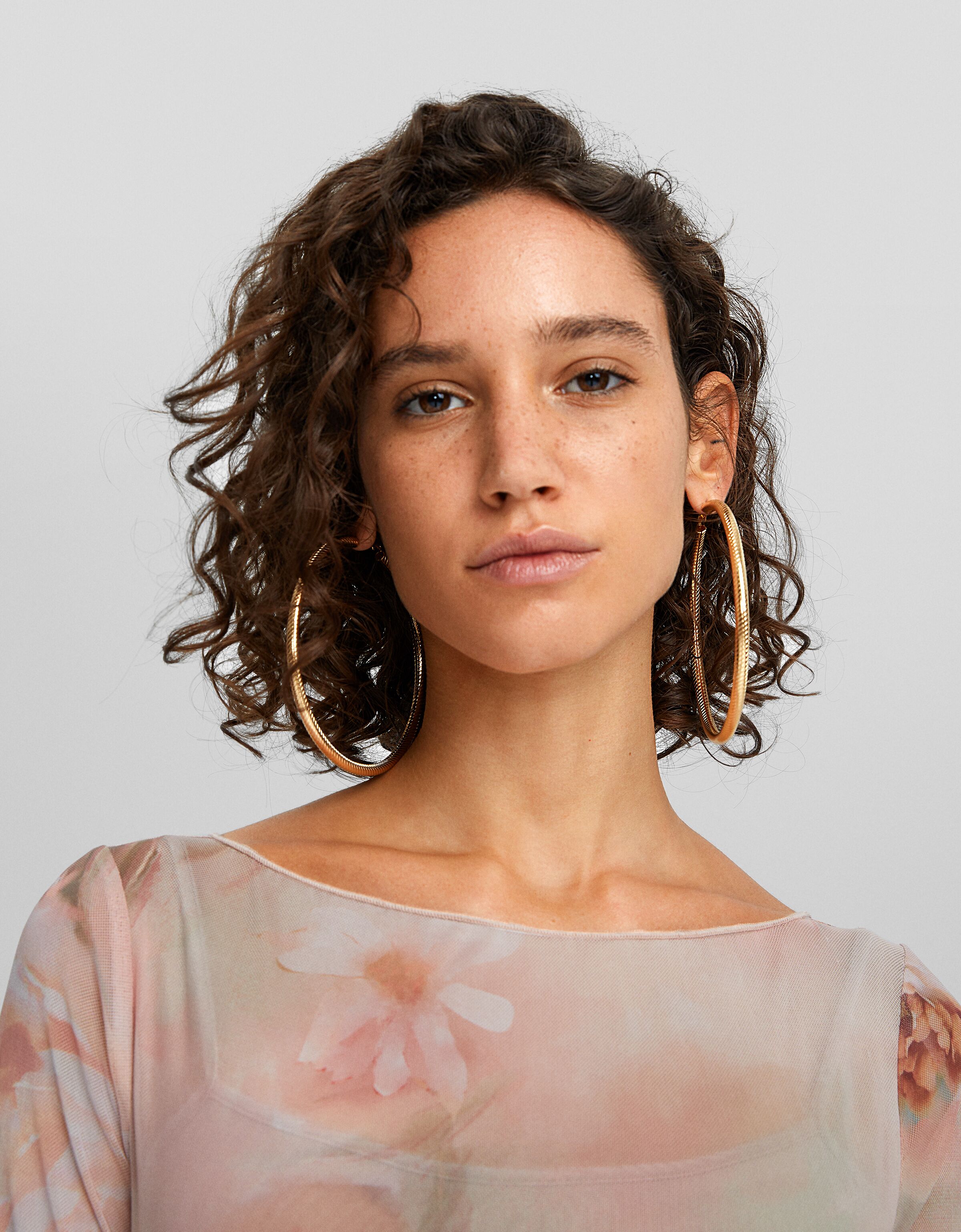 Set 2 pendientes aros grandes