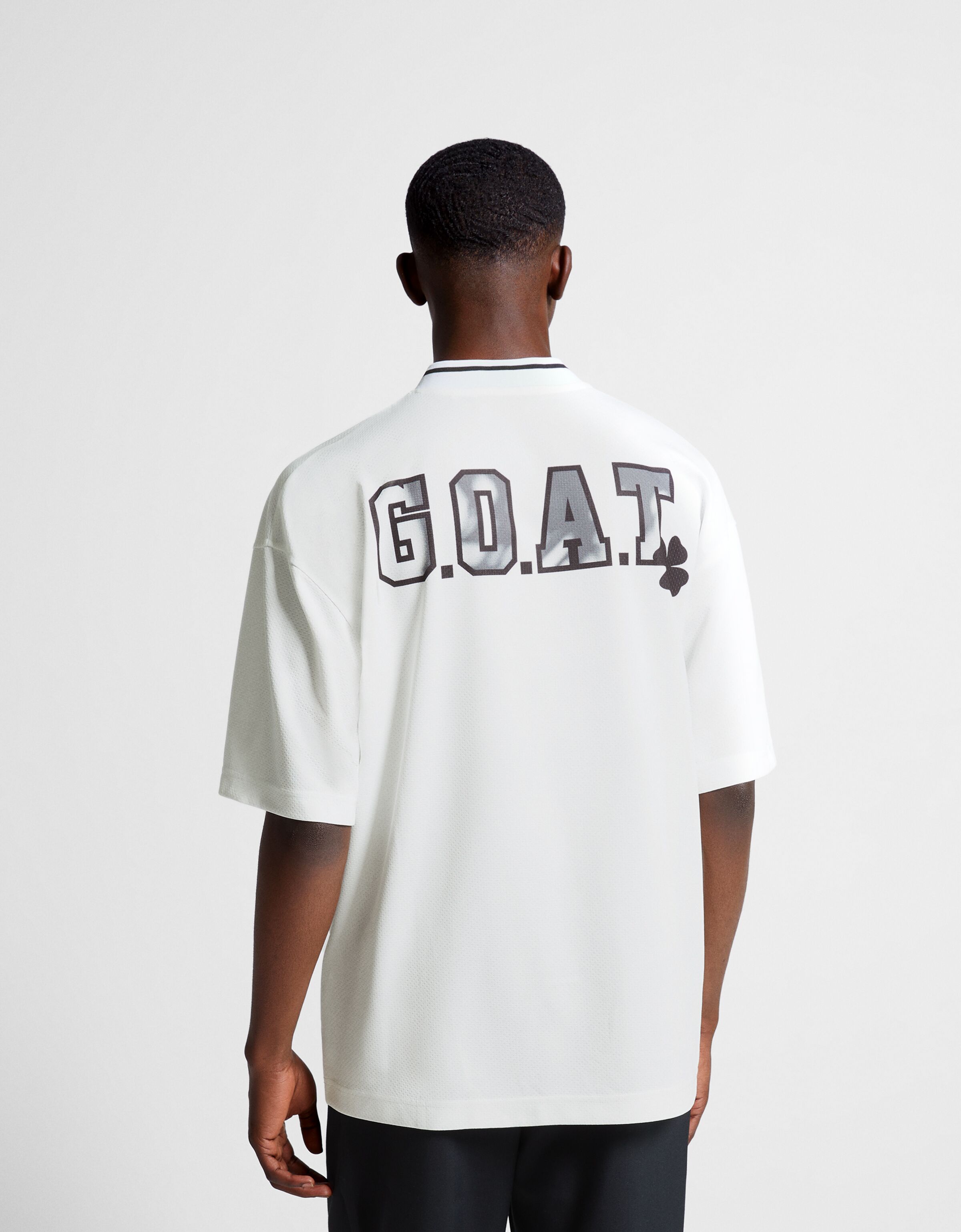 Camiseta manga corta extra loose fit mesh