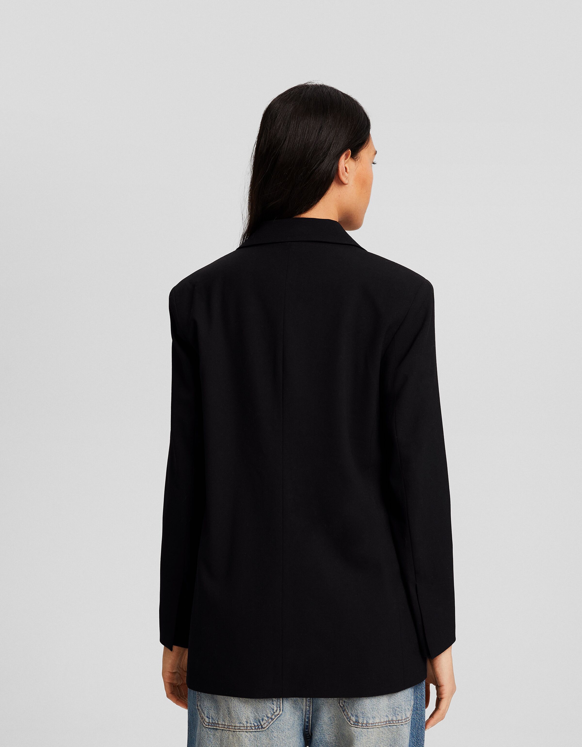 Blazer básica regular fit