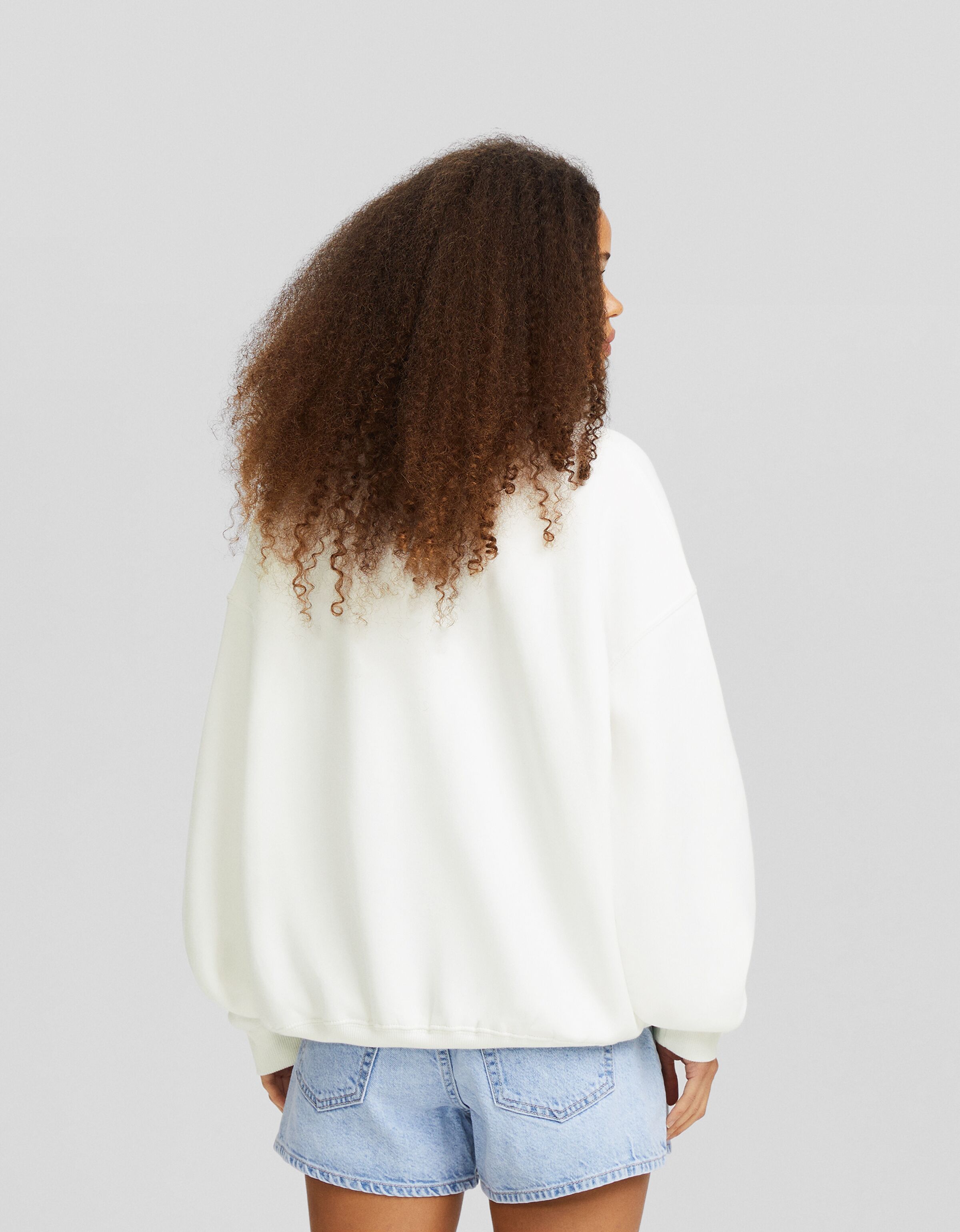 Sudadera oversize print