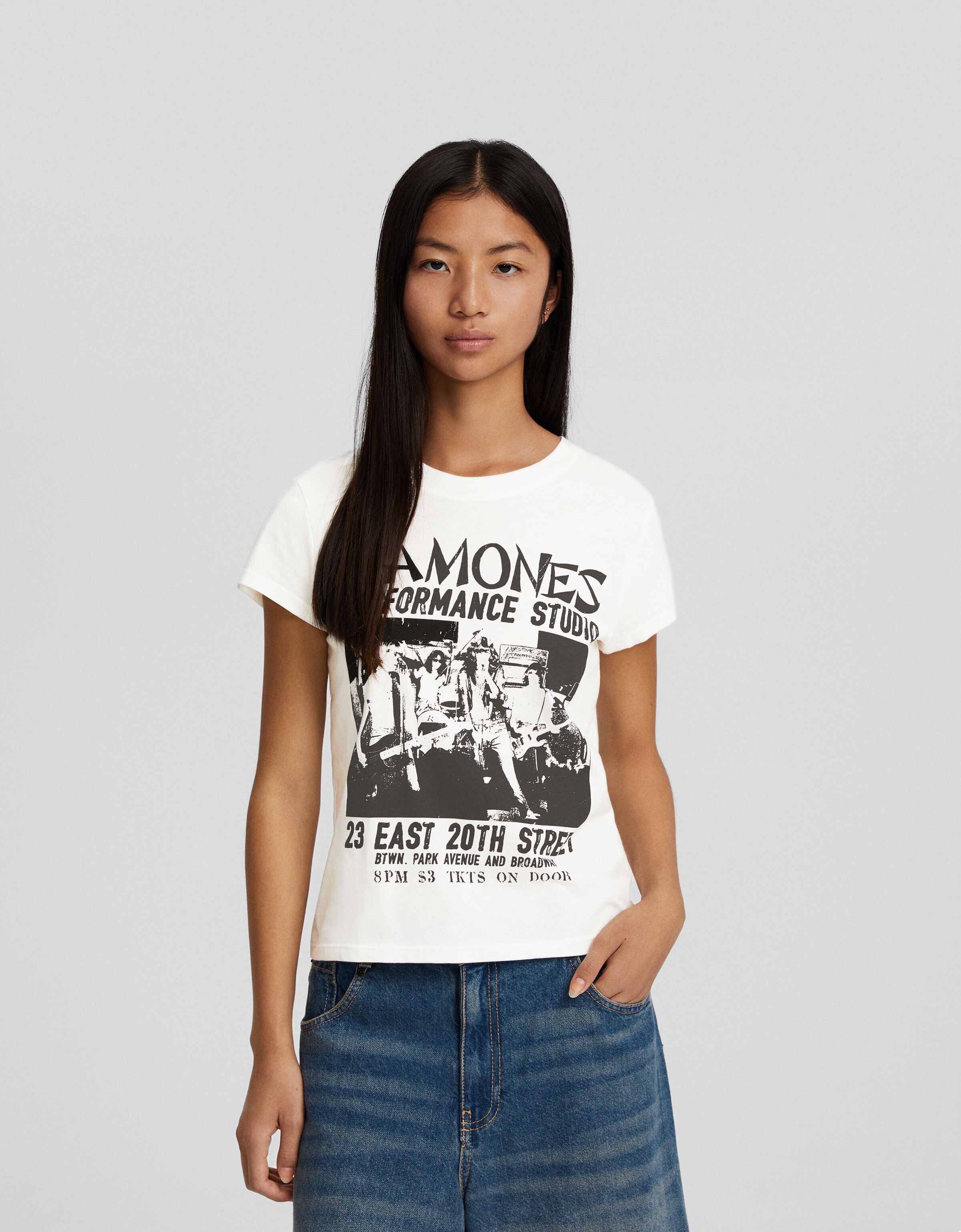Camiseta Ramones manga corta print