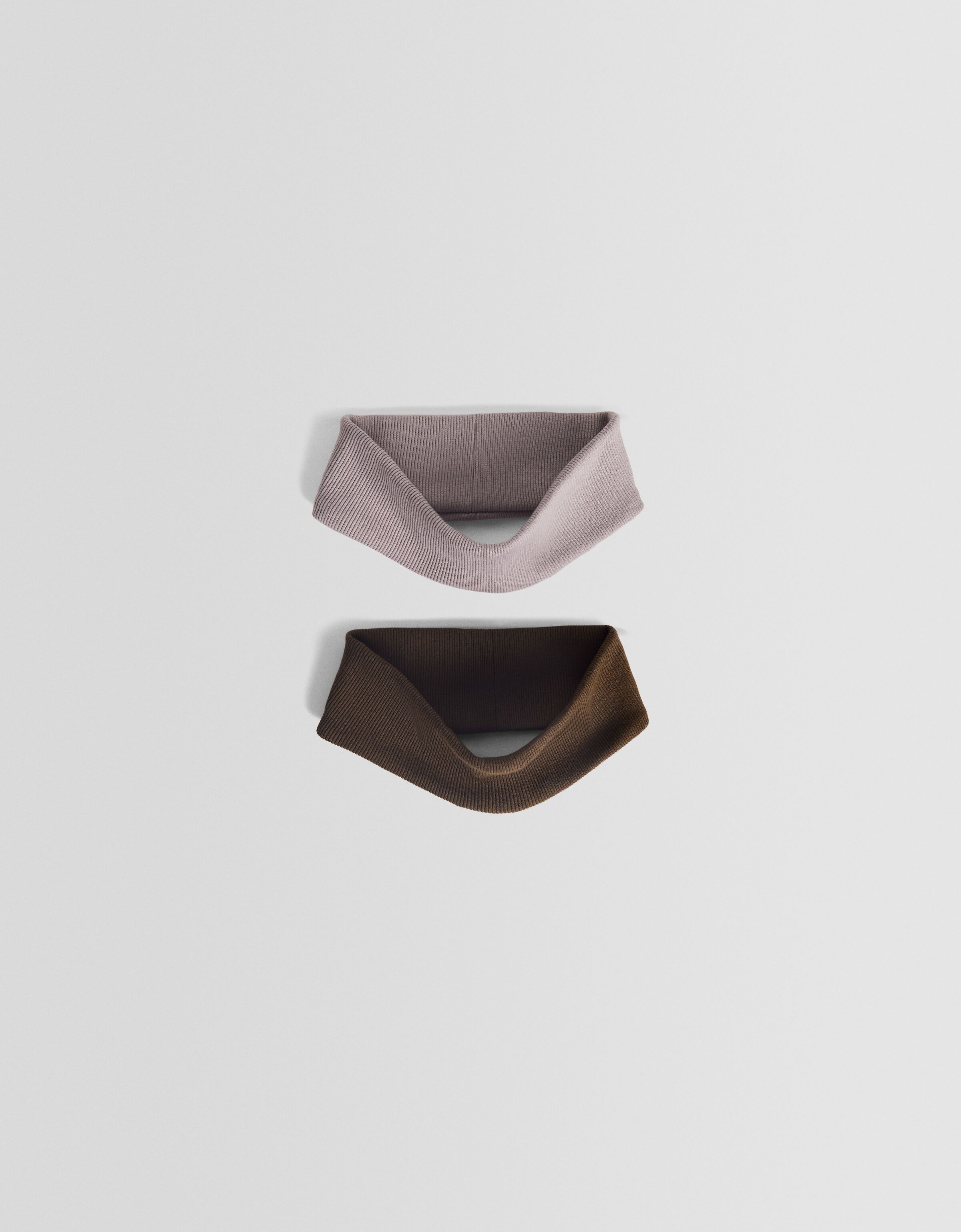 Pack 2 diademas turbante lisas