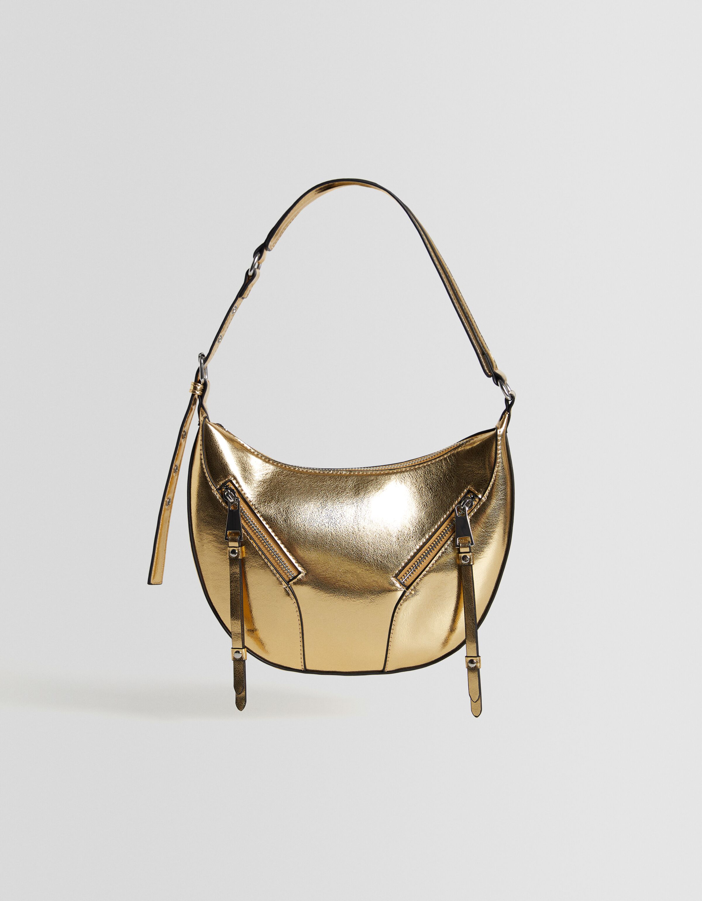 Bolso de hombro multiposición cadena cremalleras