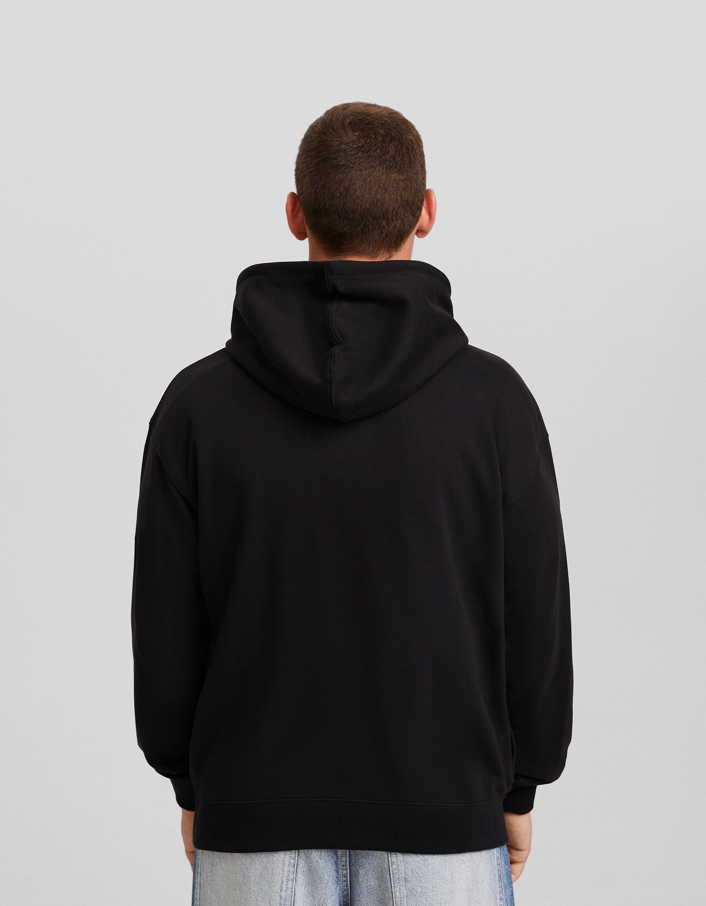 Sudadera Trending Now capucha oversize print