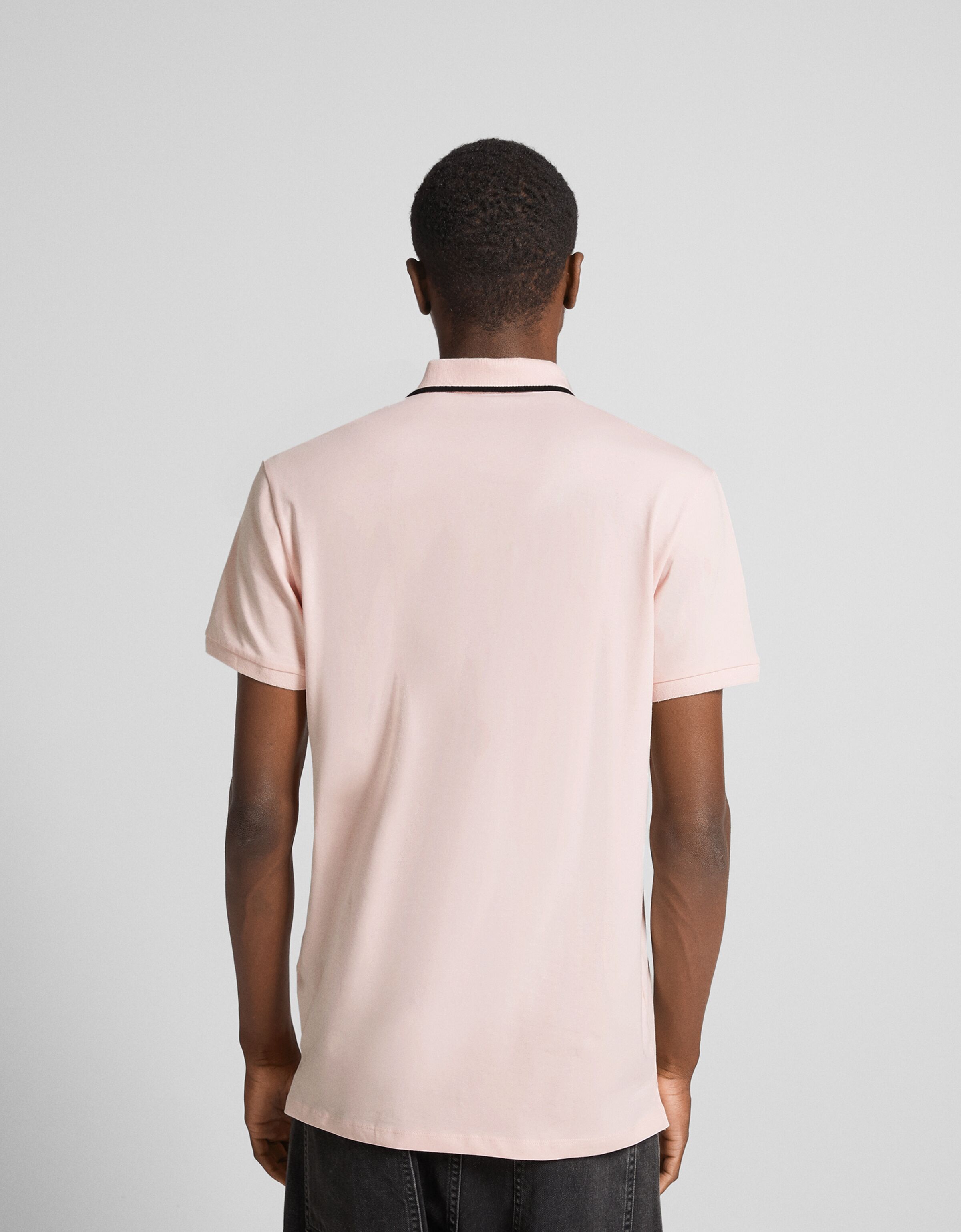 Polo manga corta bandas