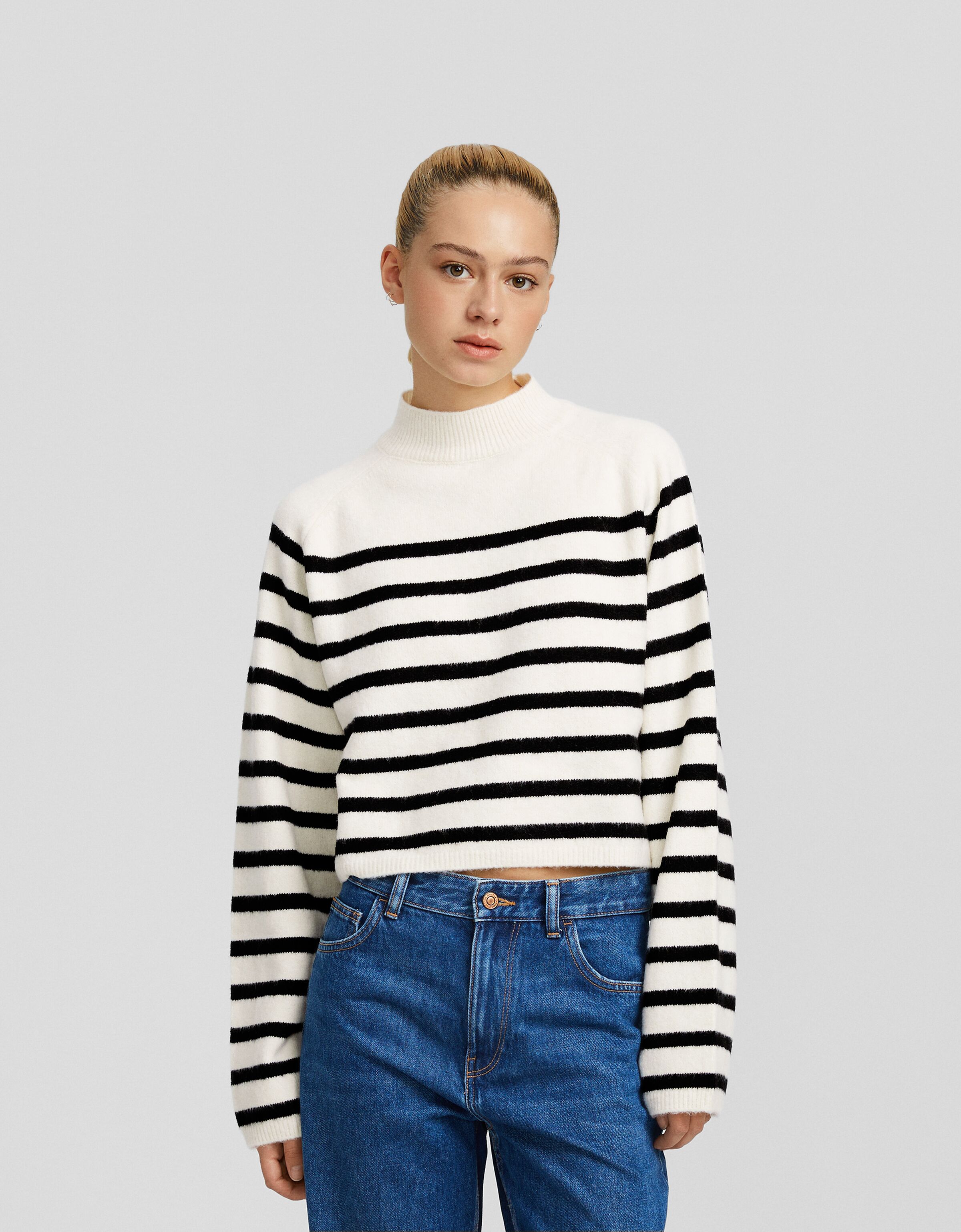 Jersey cuello perkins boxy fit