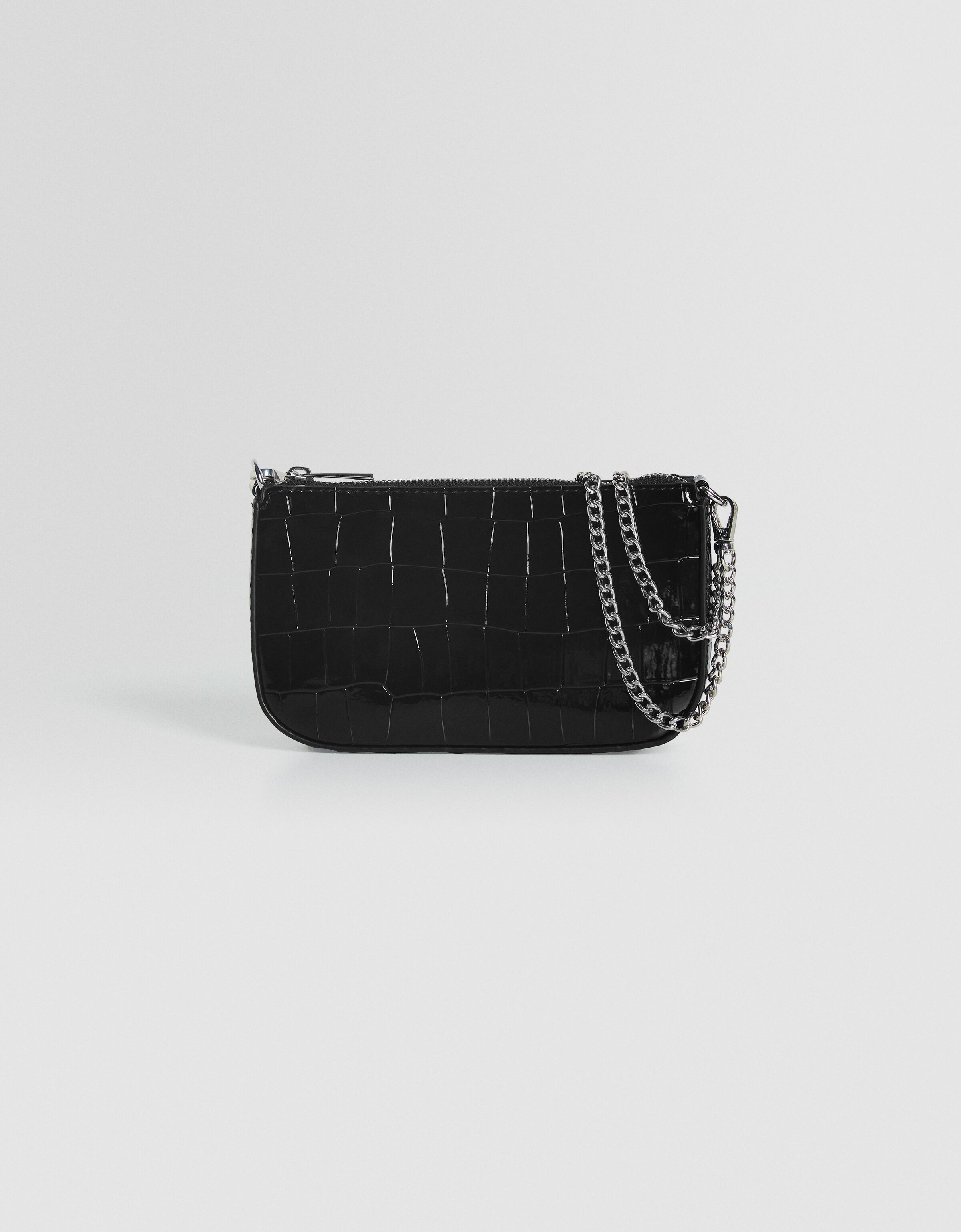 Bolso bandolera multiposición grabado estampado animal