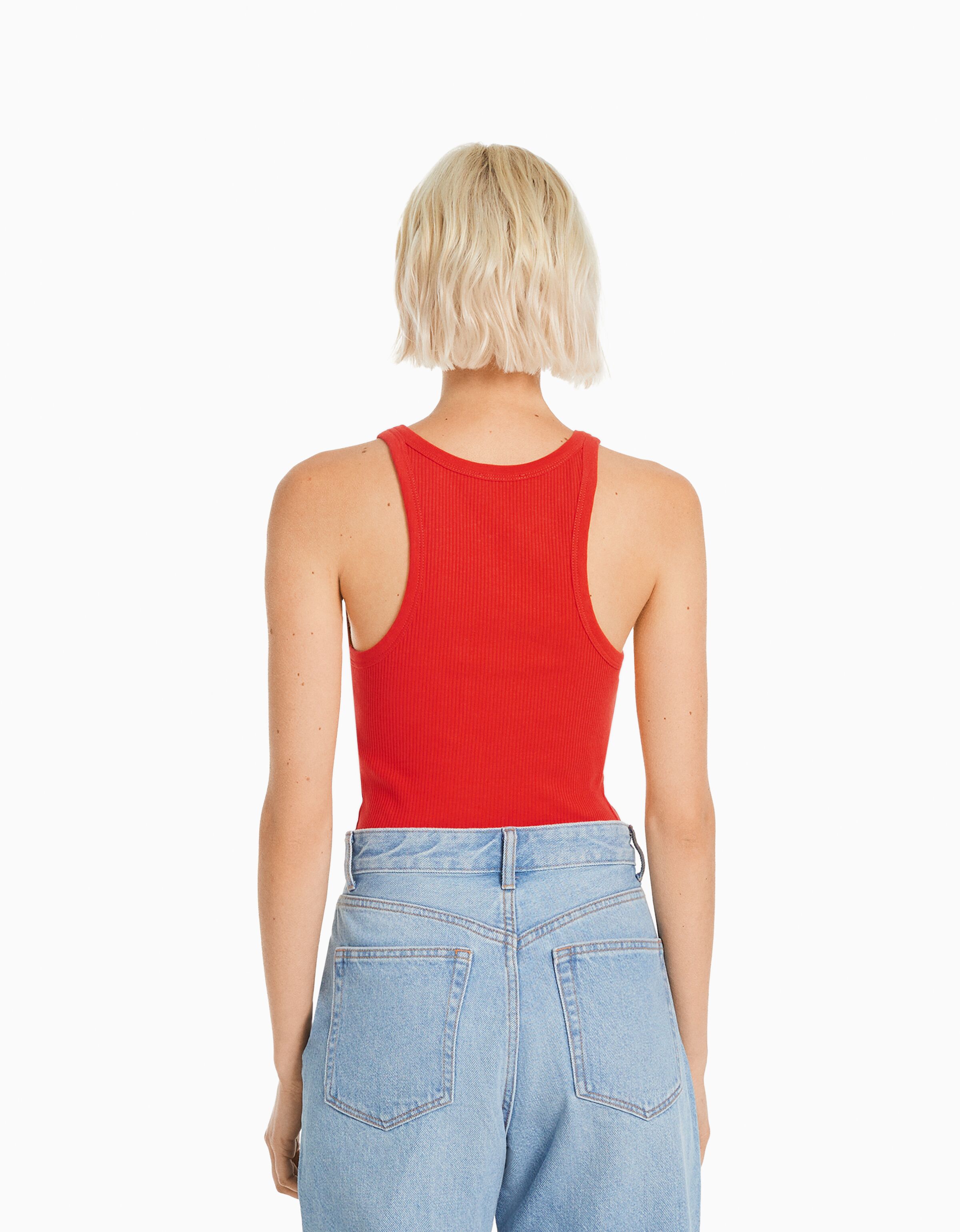 Pack 2 camisetas sin mangas rib