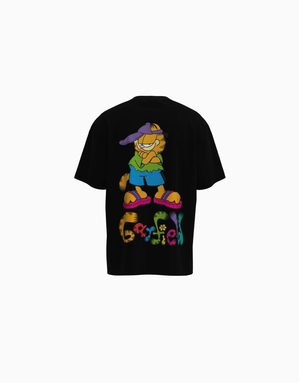 Camiseta Garfield manga corta boxy fit print