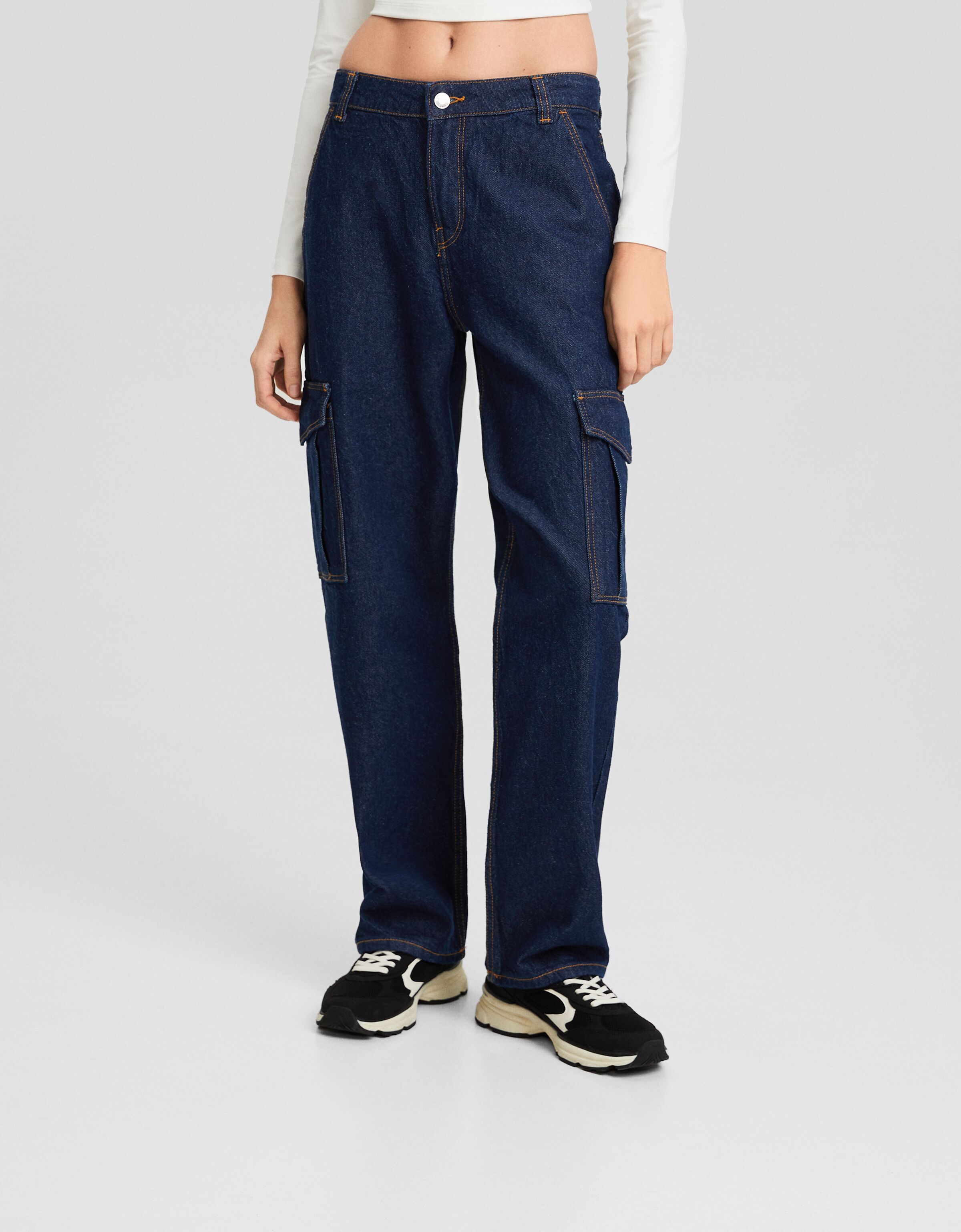 Jeans straight cargo