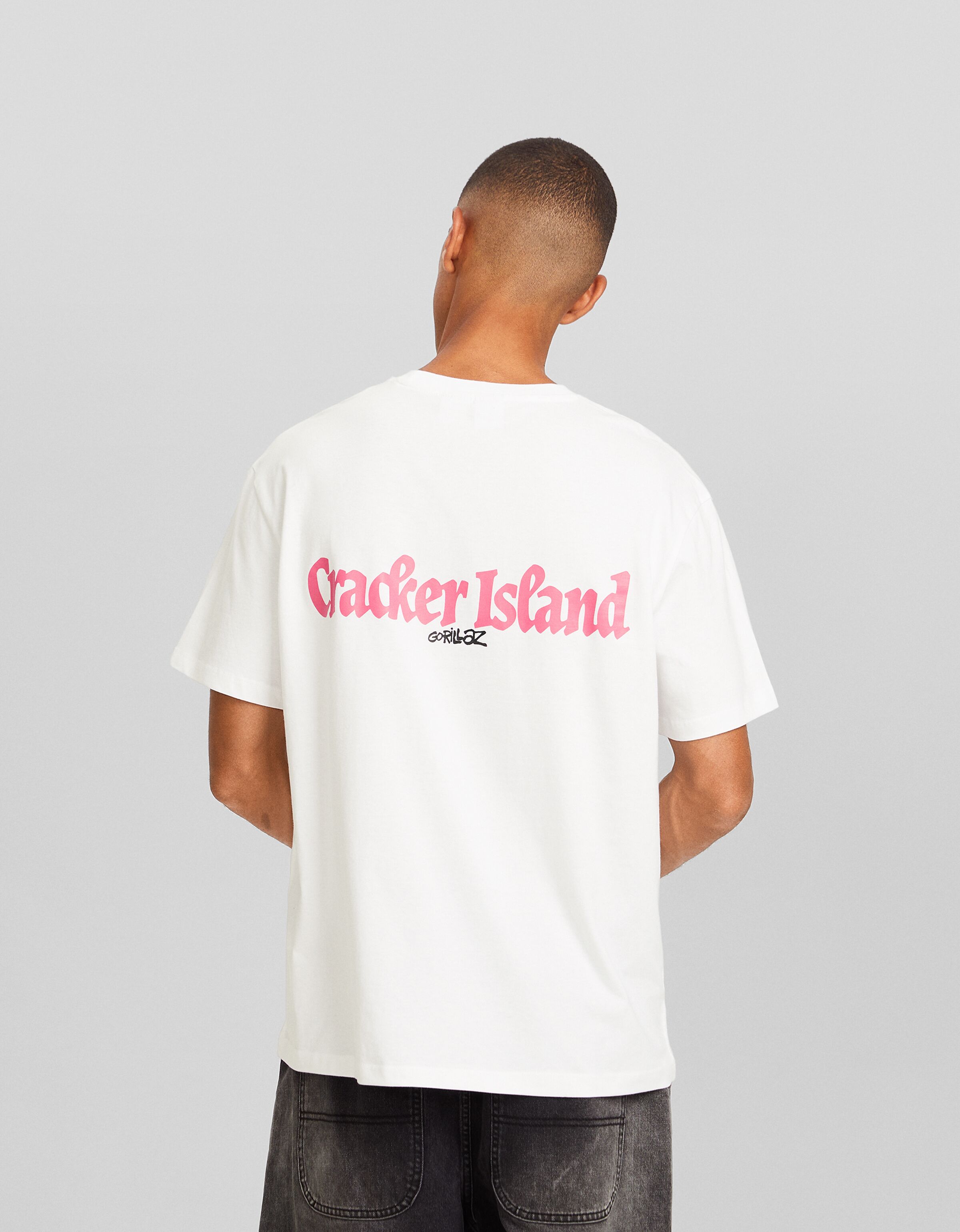 Camiseta Gorillaz boxy fit print