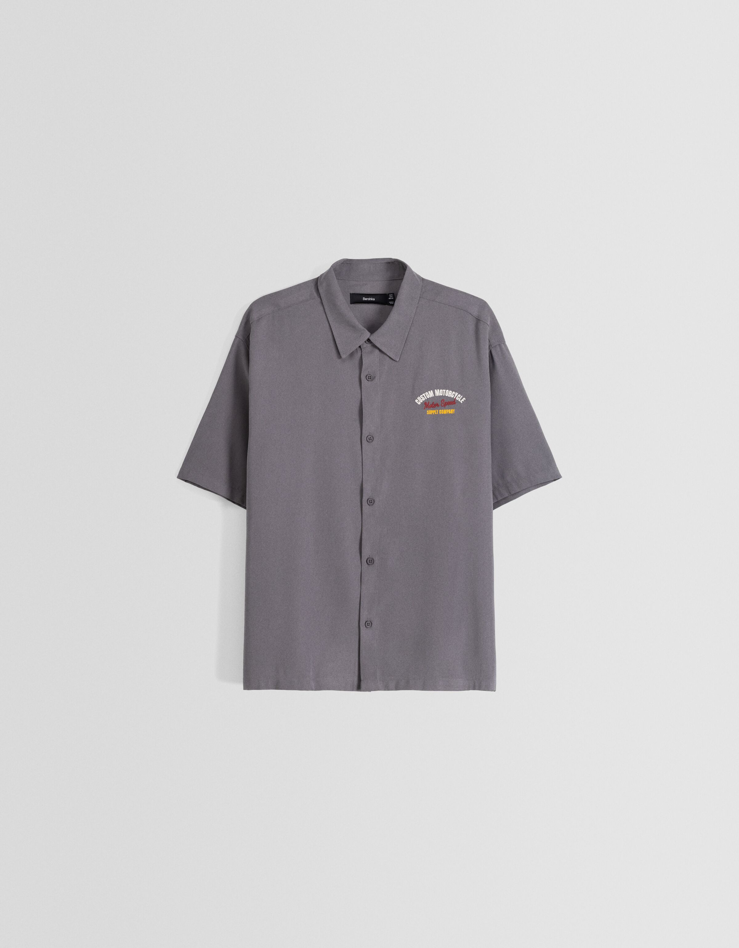 Camisa manga corta bordado