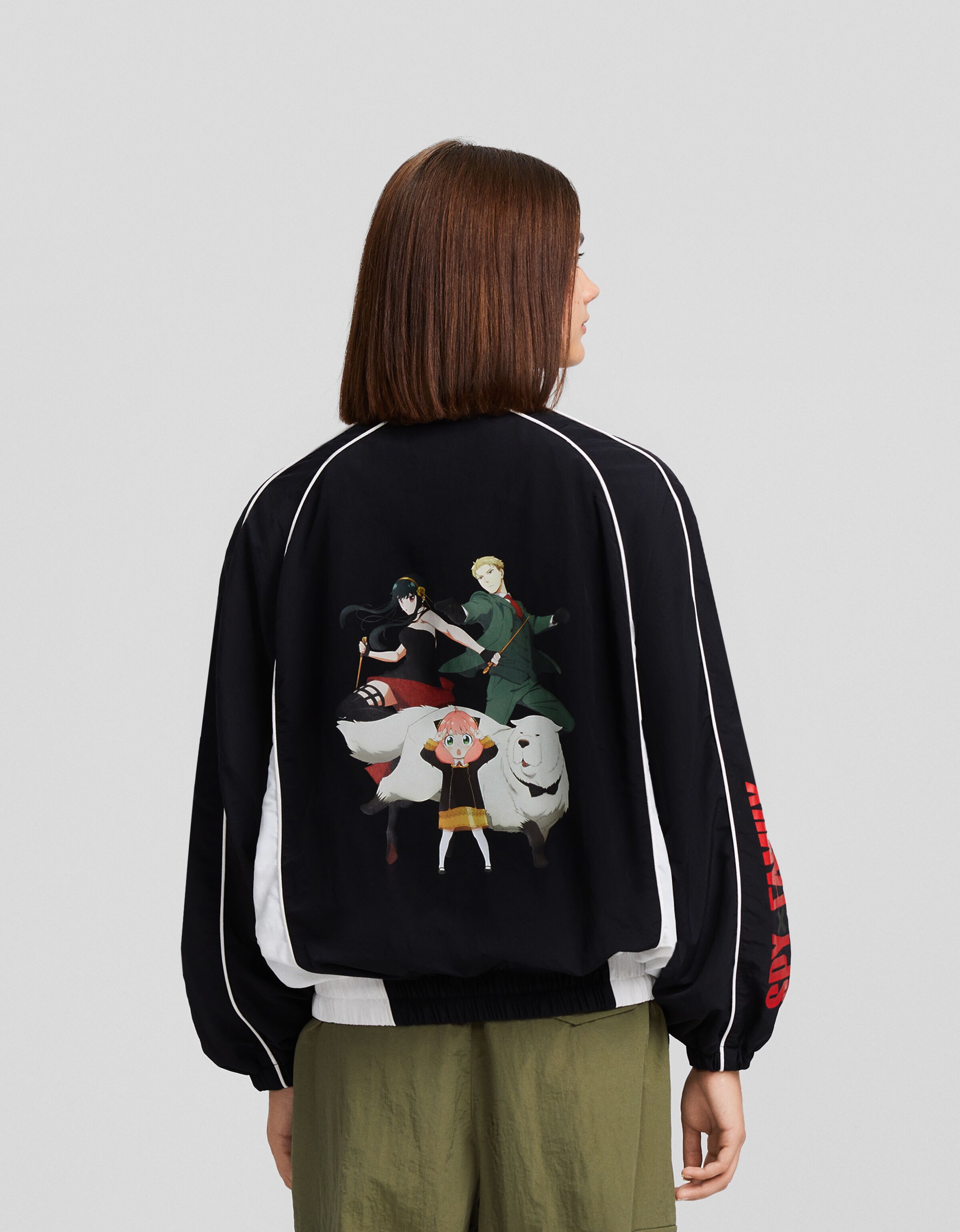 Cazadora SPY × FAMILY nylon print