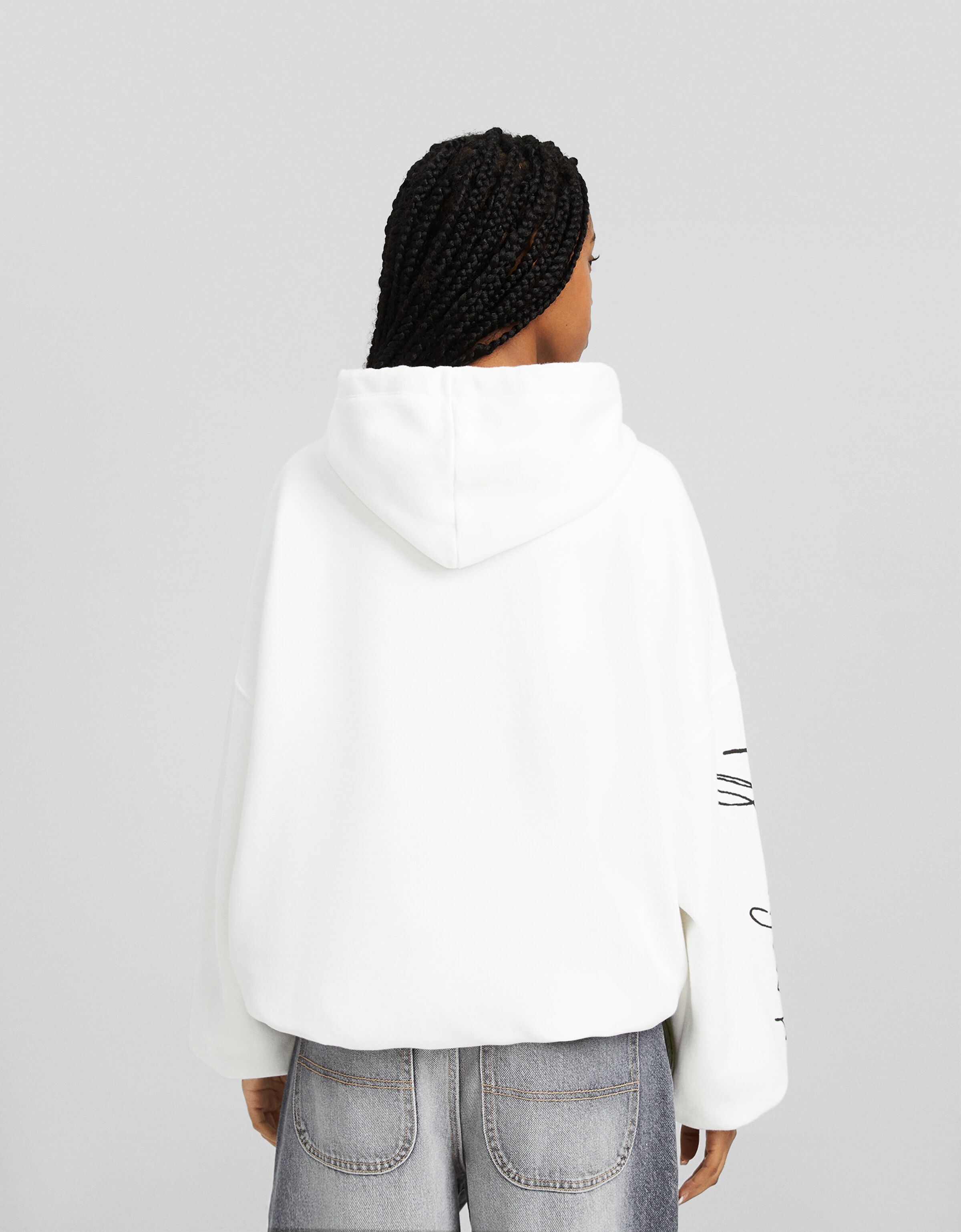 Sudadera Tupac capucha print