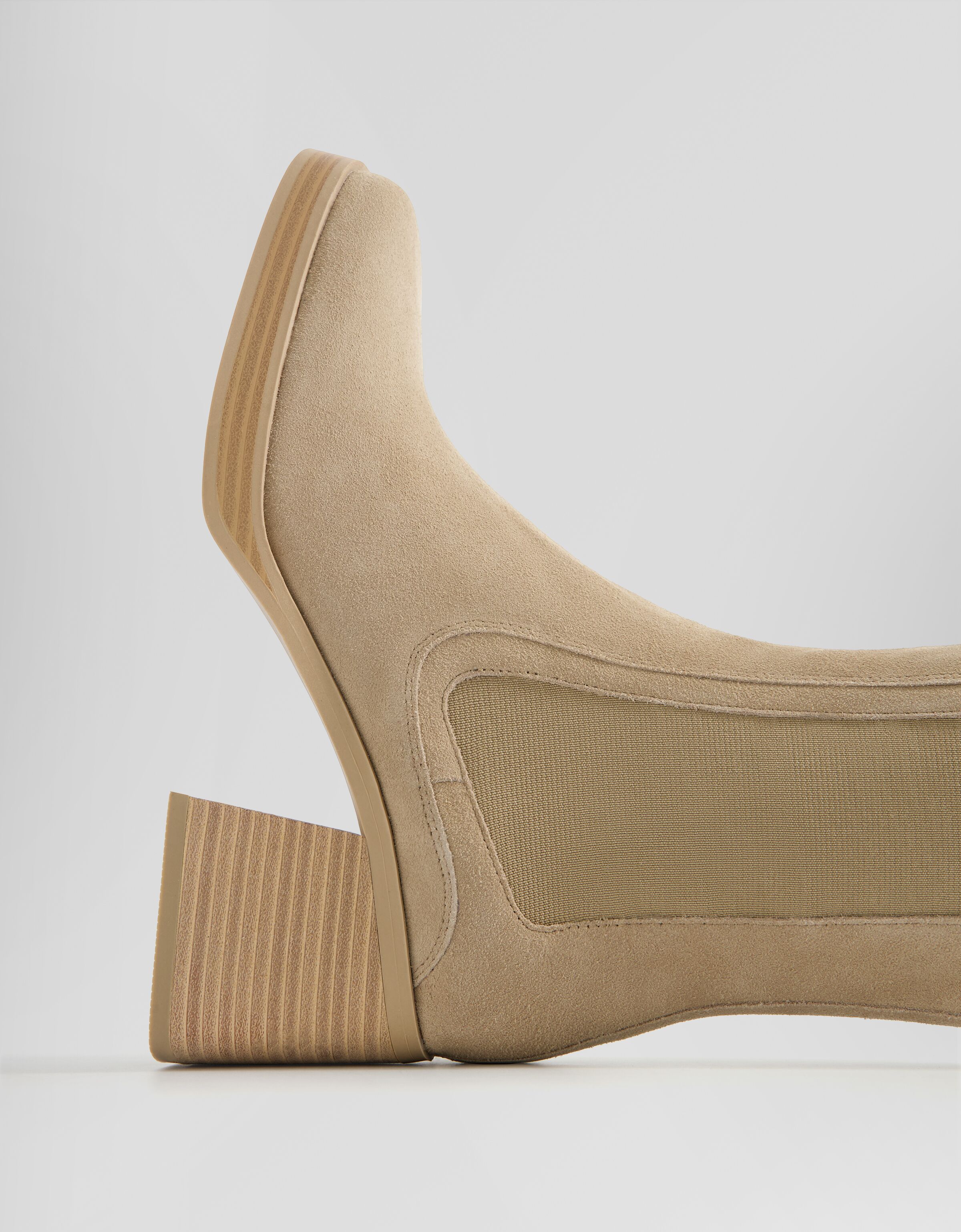 Botines PIEL tacón ancho elásticos