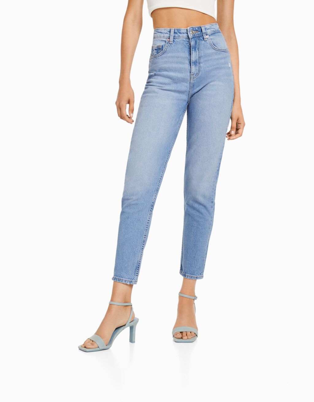 Jeans mom confort