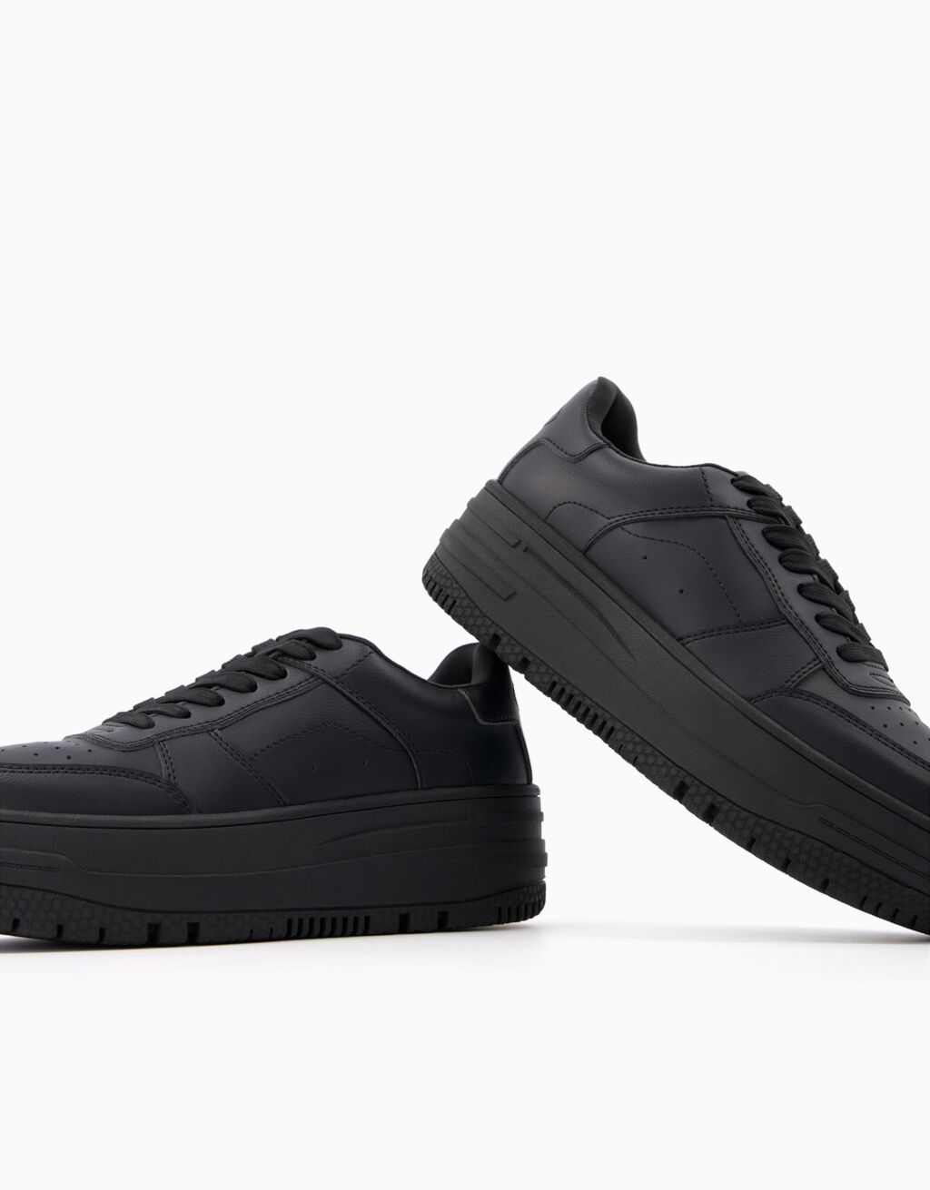 Zapatillas plataforma monocolor