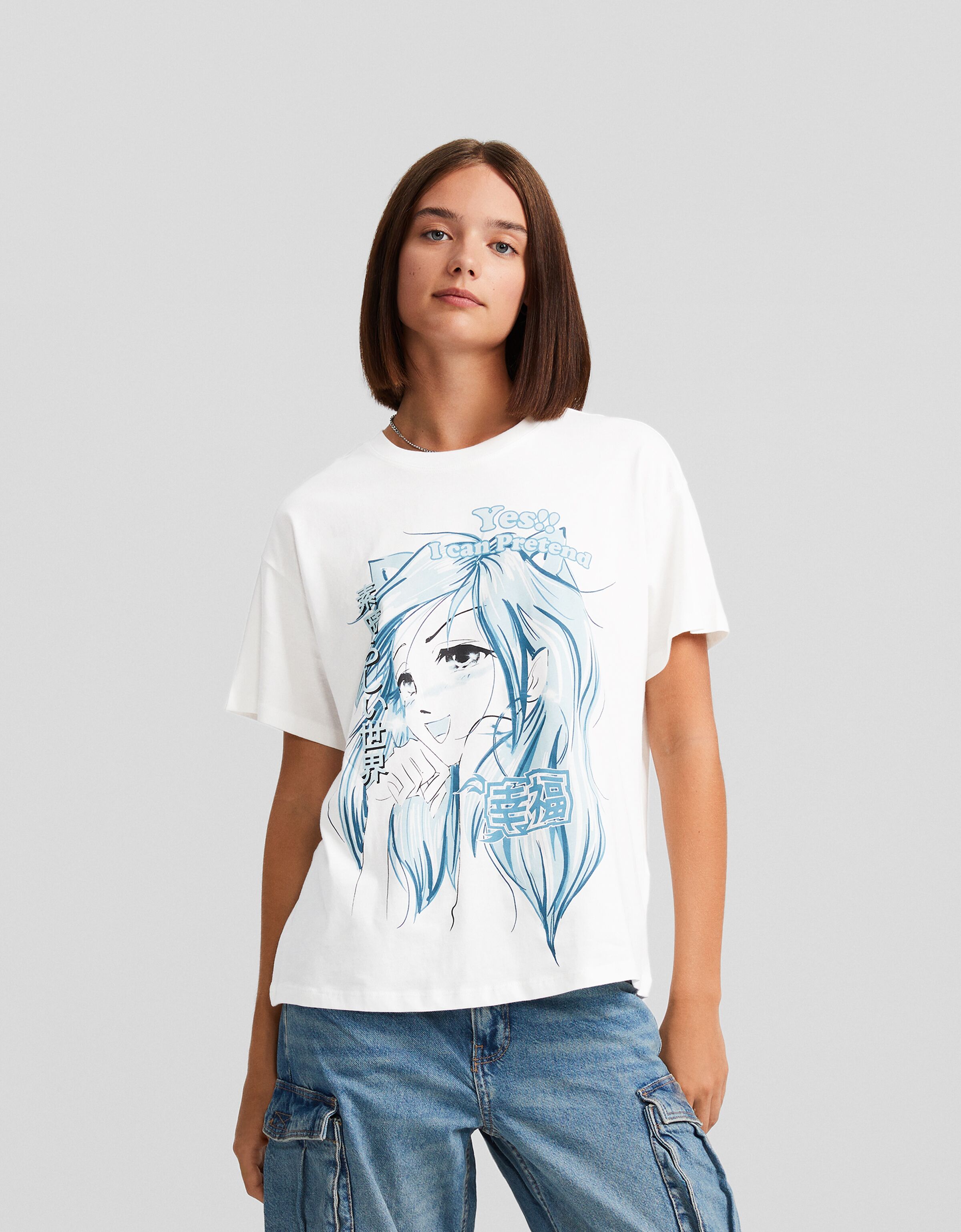 Camiseta manga corta print
