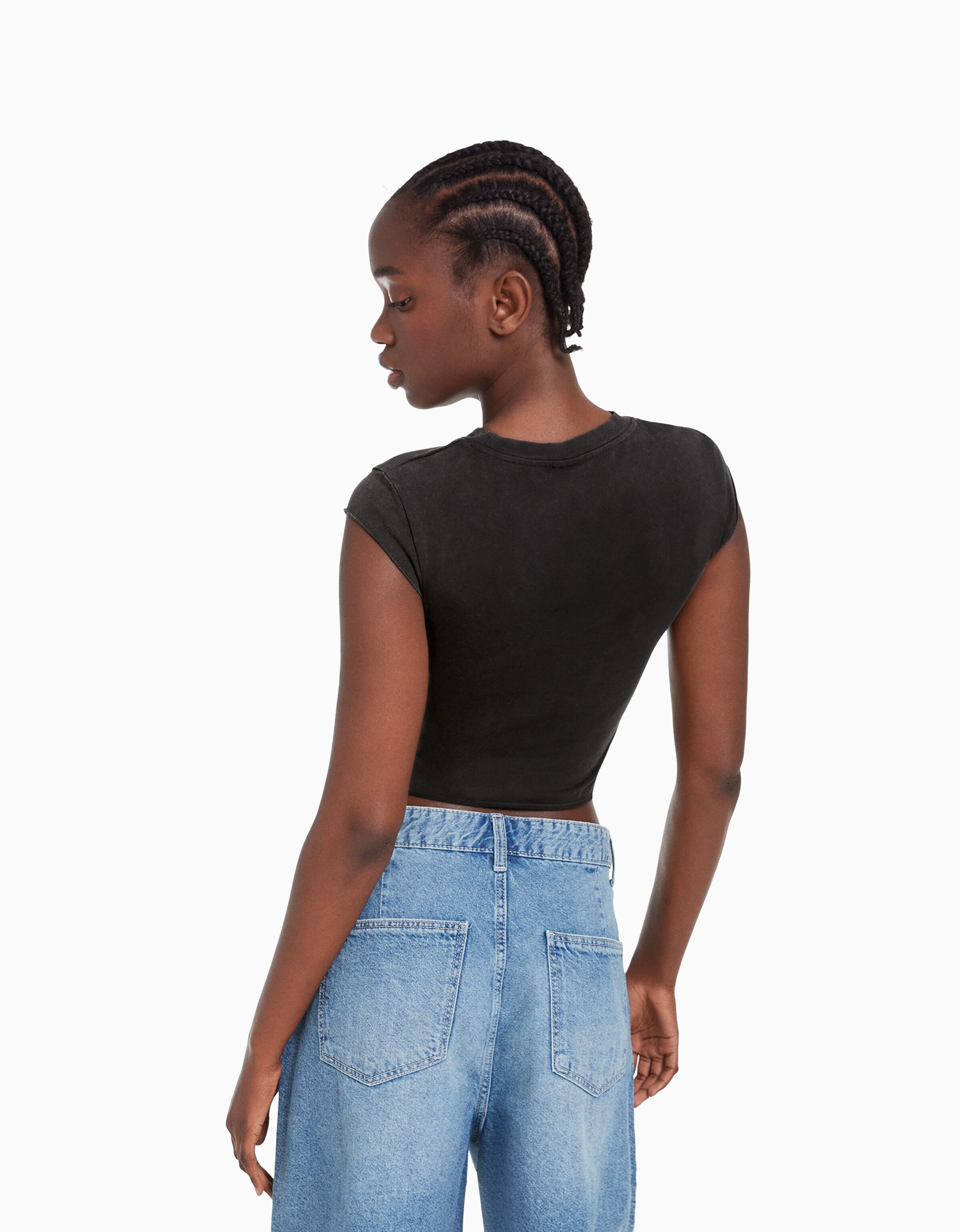 Camiseta Jean-Michel Basquiat manga corta print