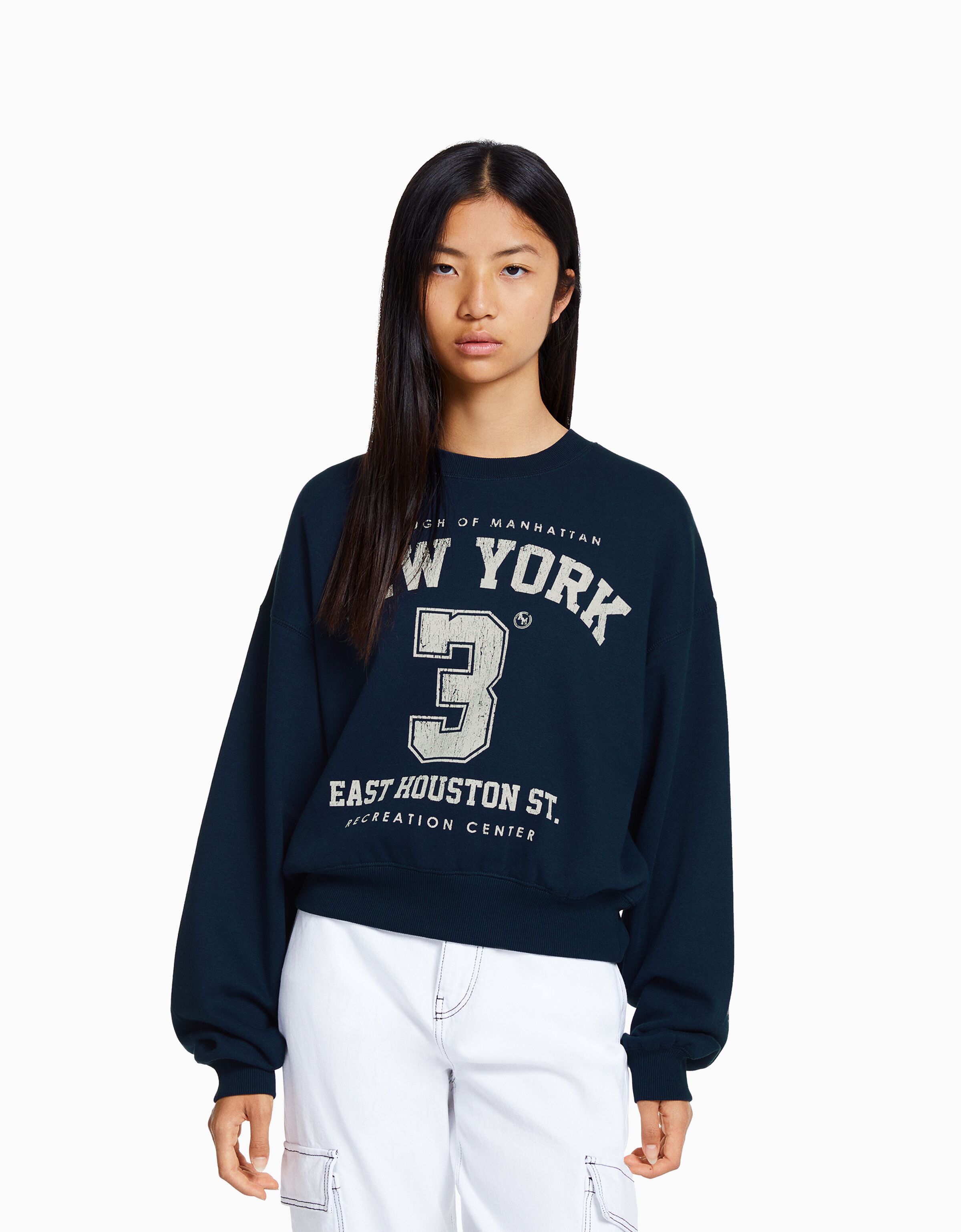 Sudadera print New York