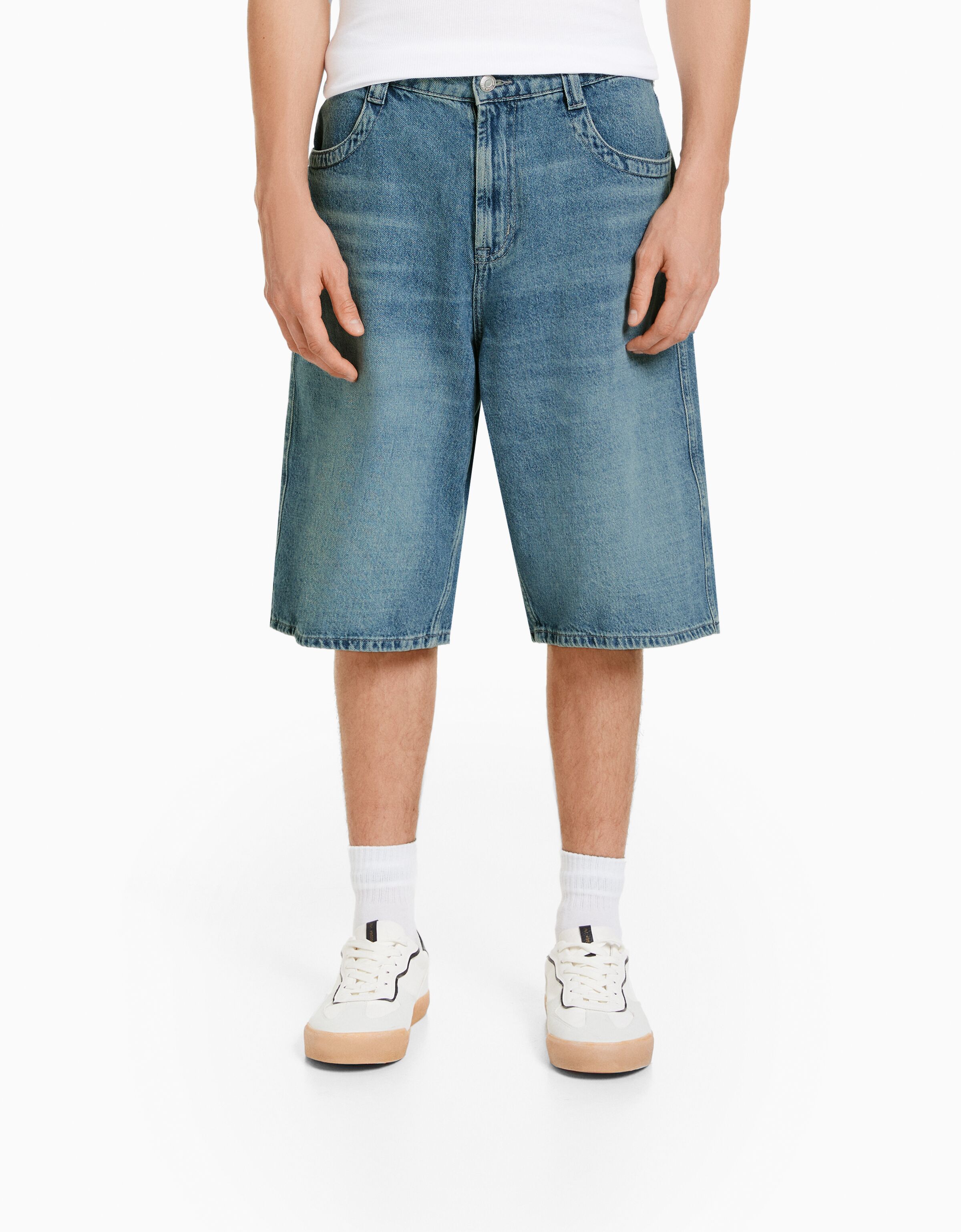 Bermuda denim baggy