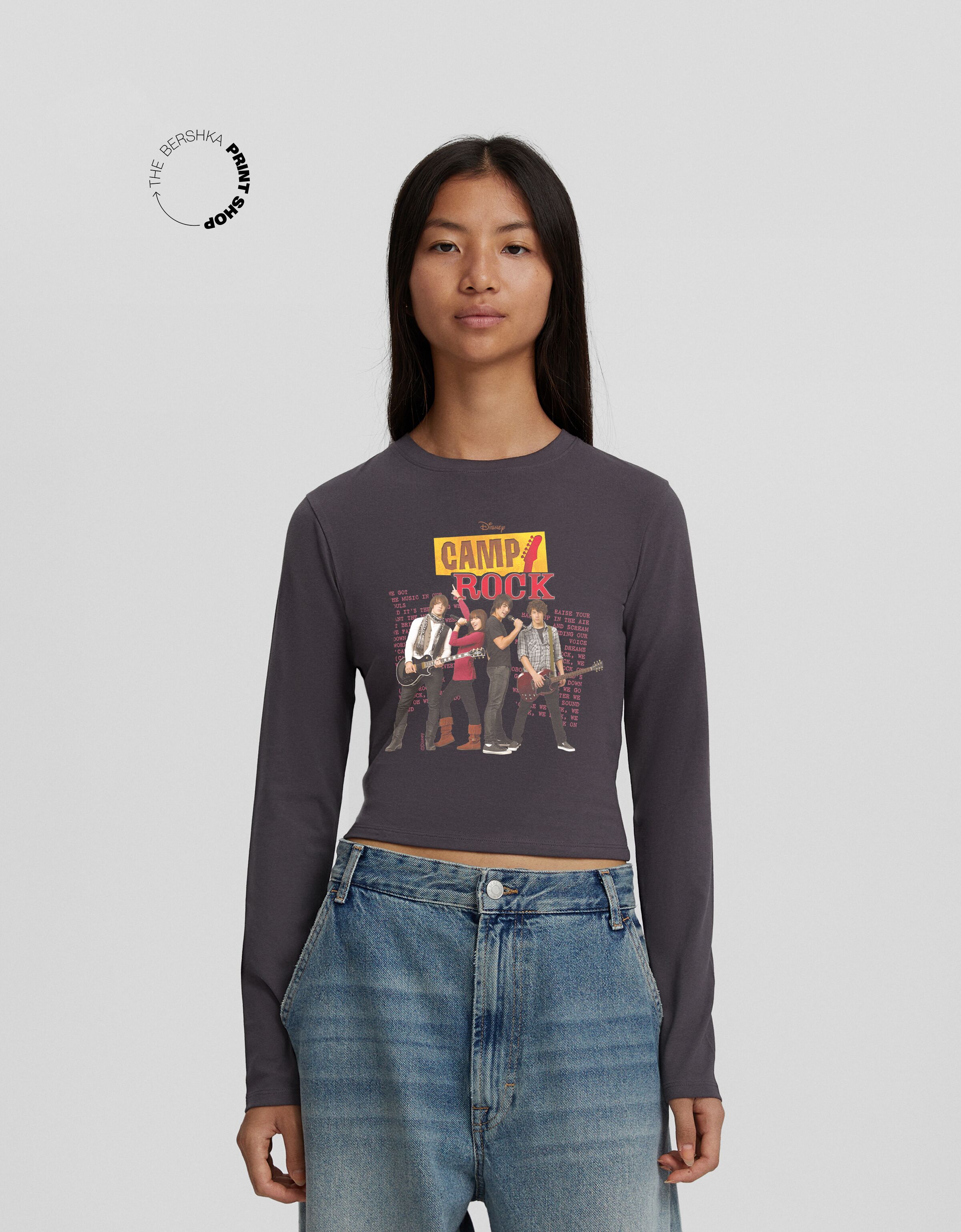 Camiseta Camp Rock manga larga print