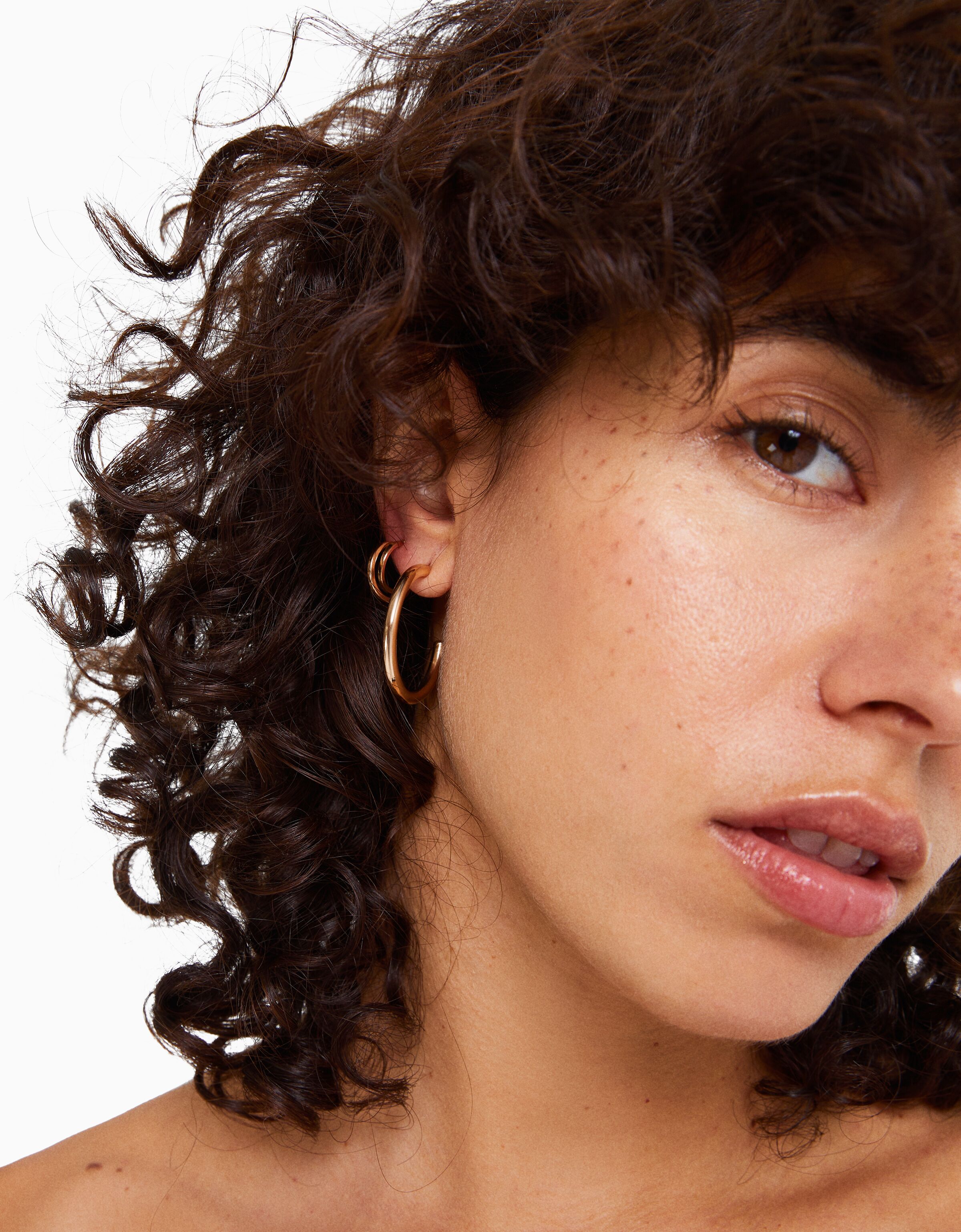 Set 9 pendientes aros finos