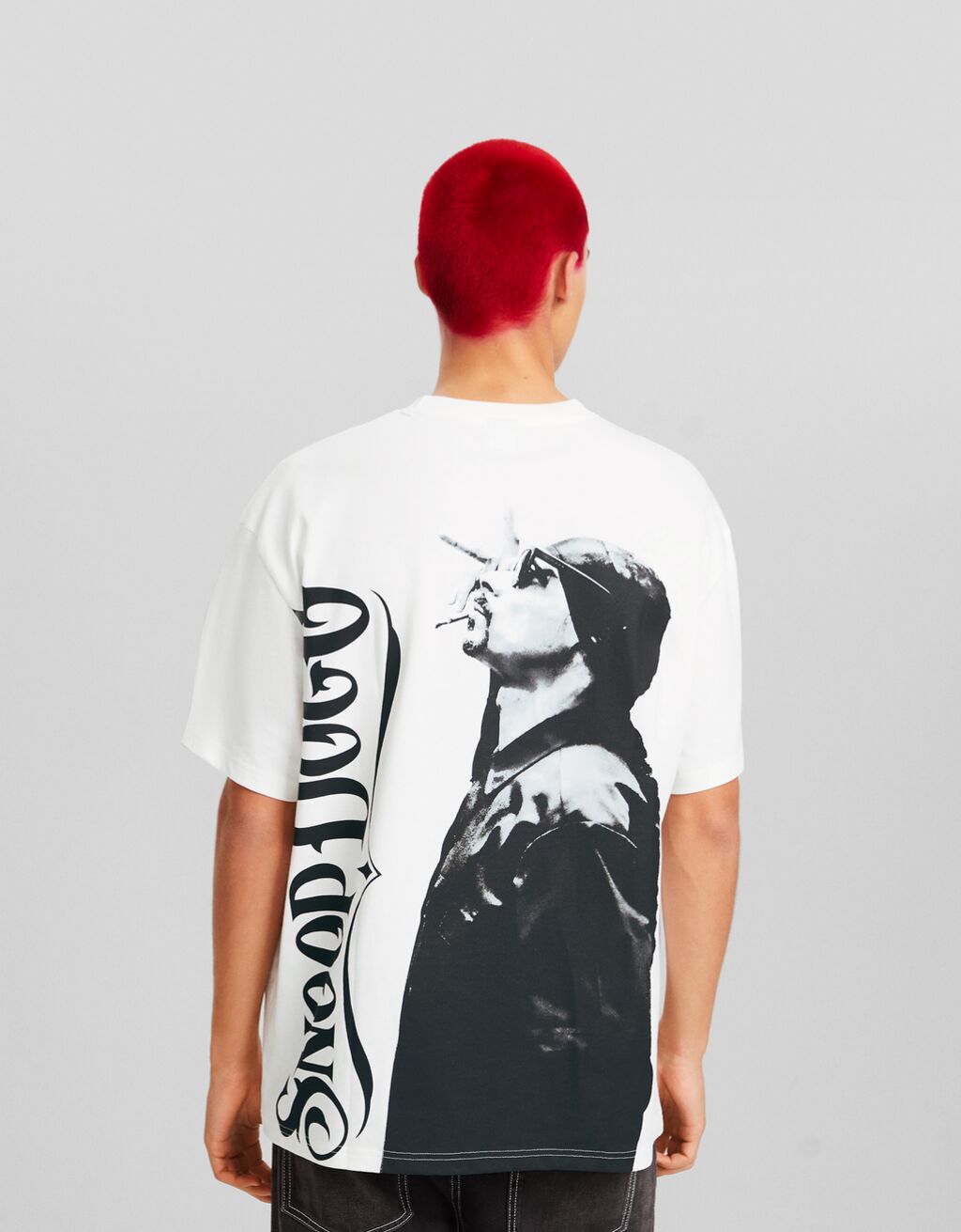 Camiseta Snoop Dogg manga corta oversize print