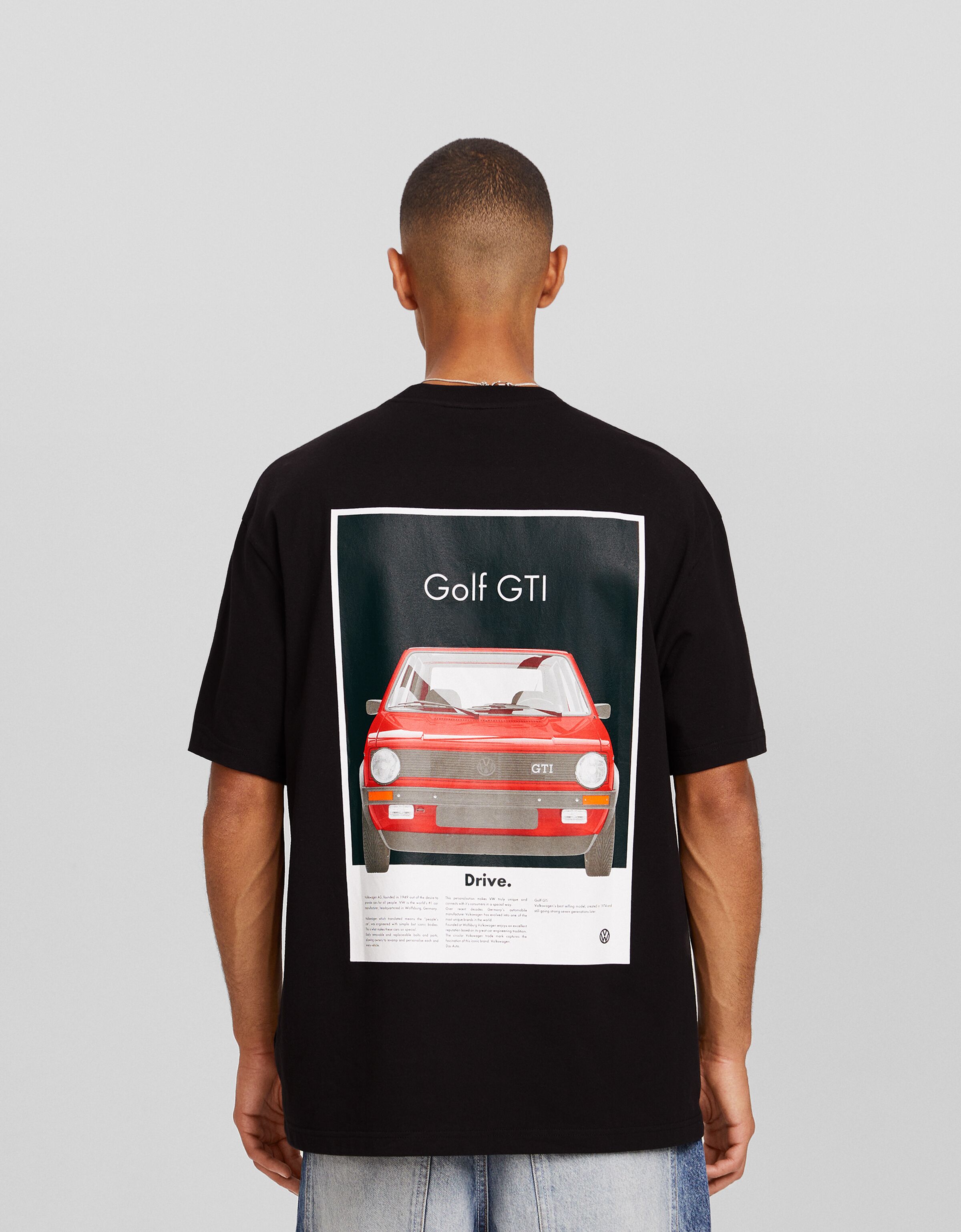 Camiseta VOLKSWAGEN GOLF GTI manga corta boxy fit print