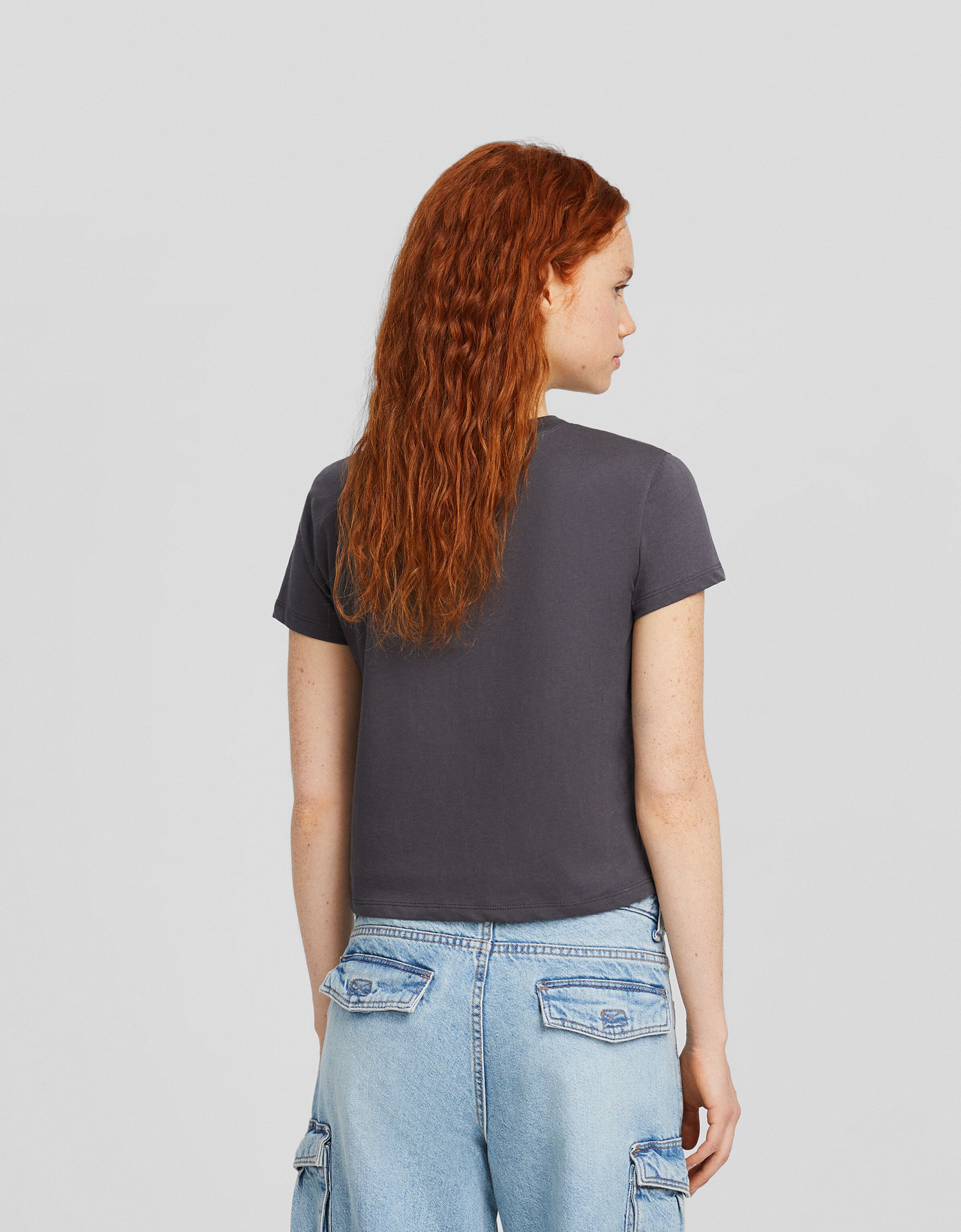 Camiseta manga corta regular fit print