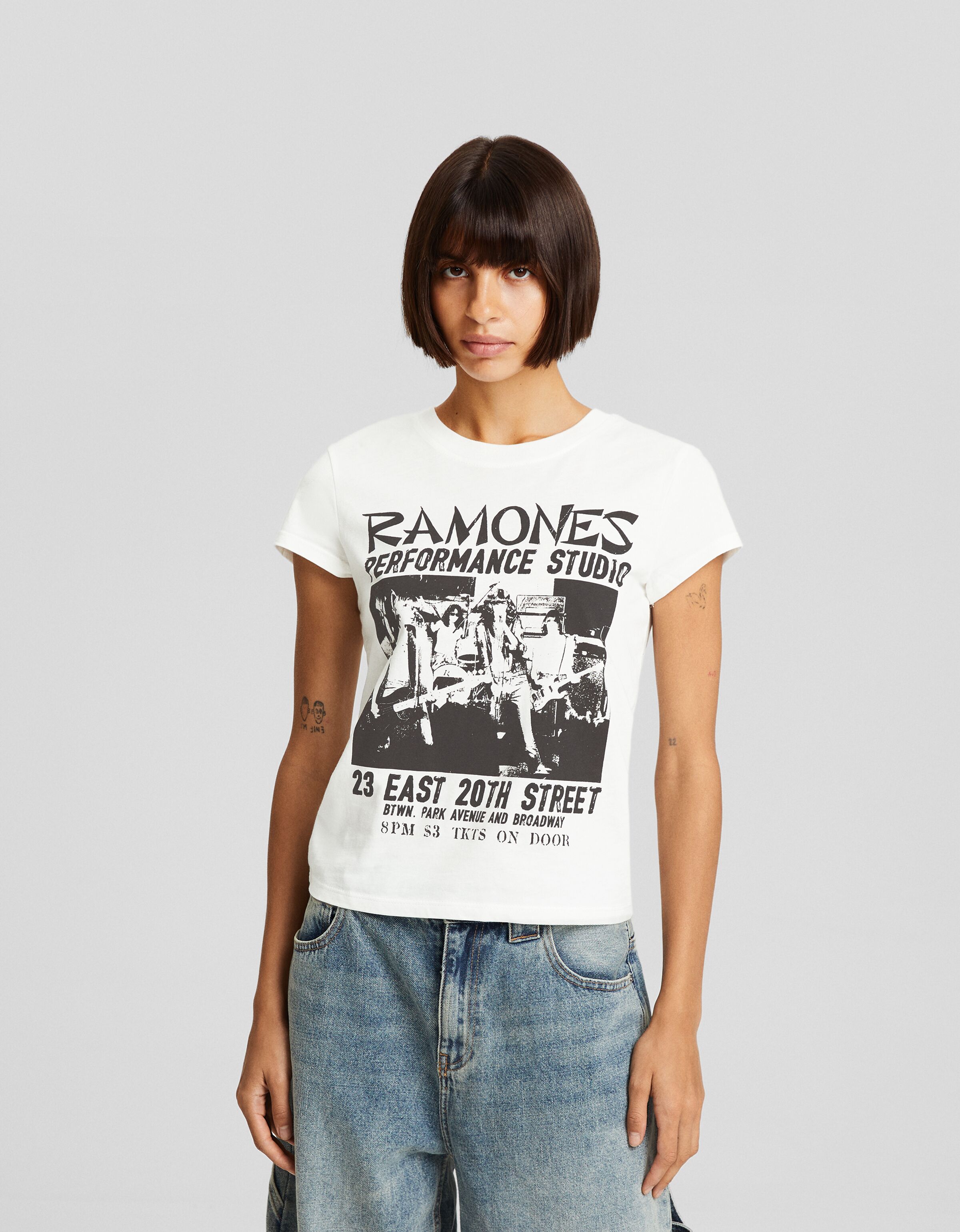 Camiseta Ramones manga corta print