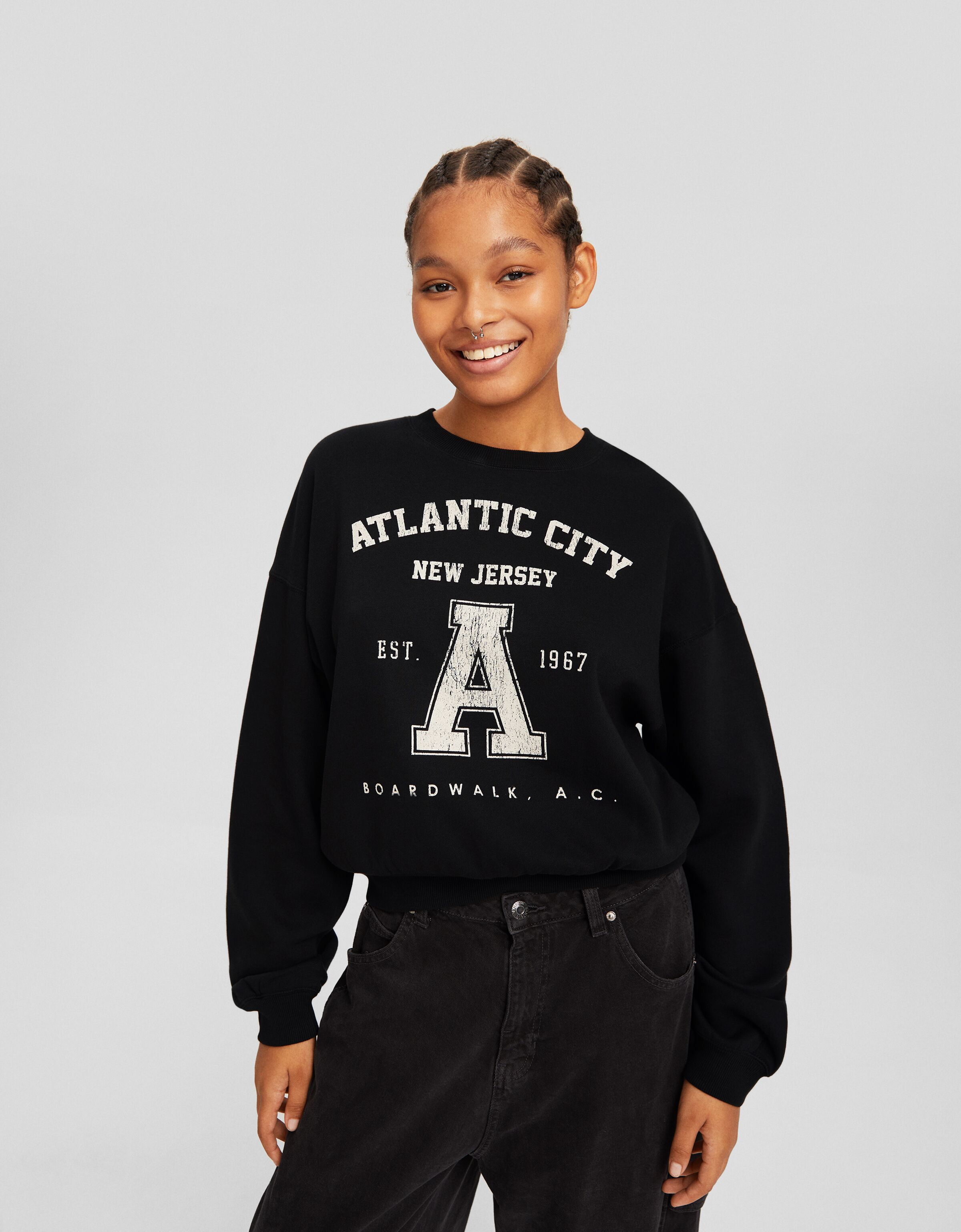 Sudadera print Atlantic City