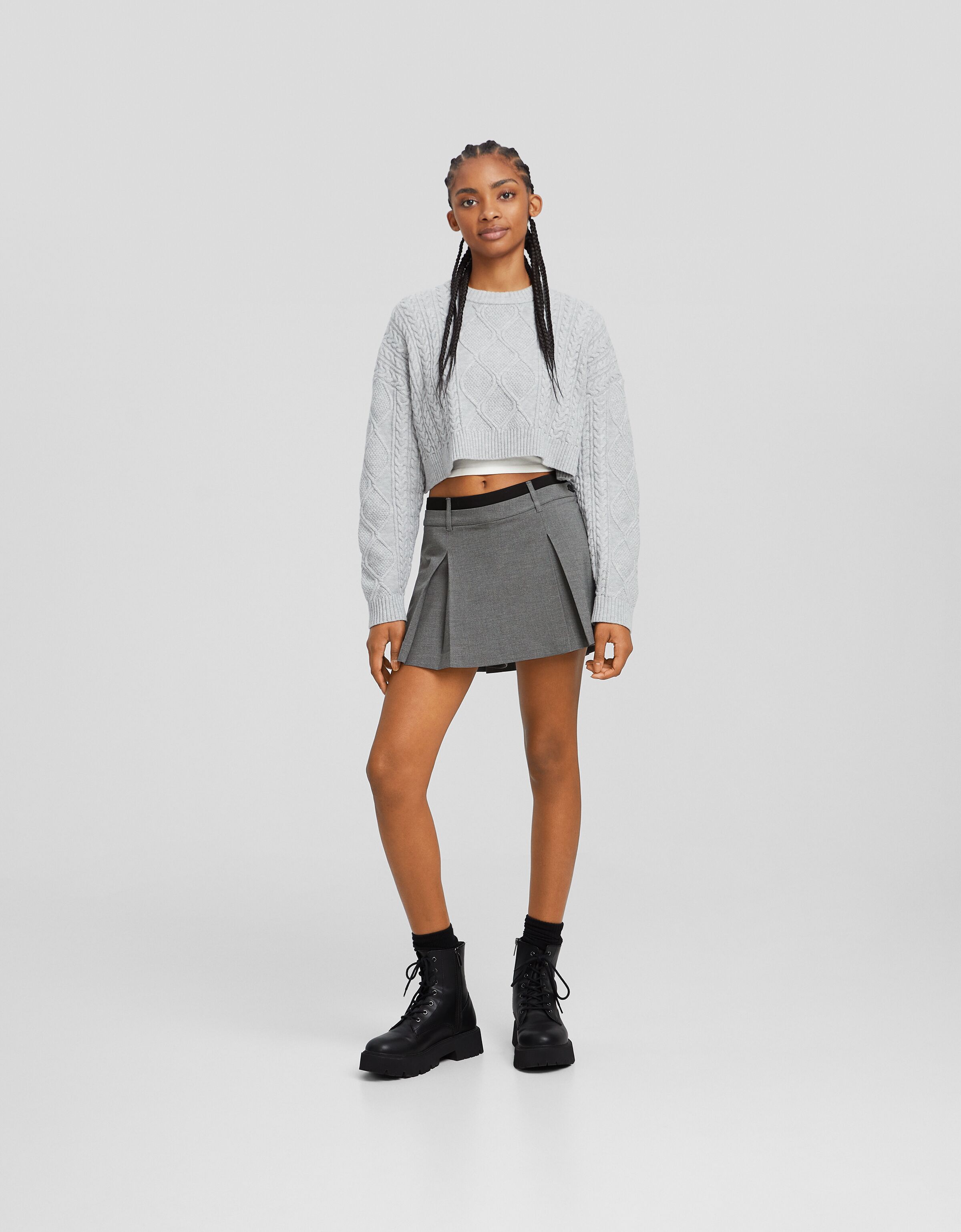 Falda pantalón tailoring tablas