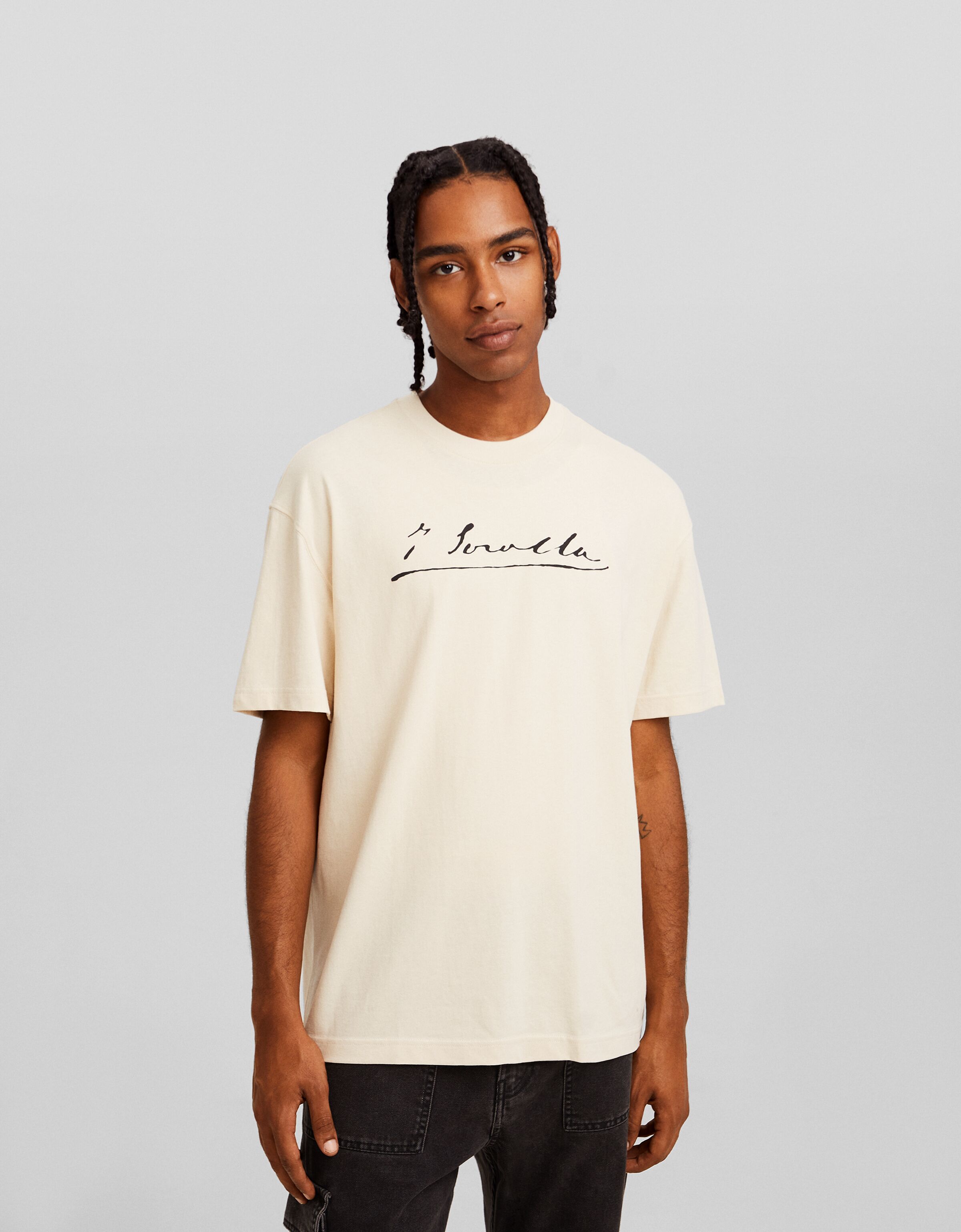 Camiseta Joaquín Sorolla manga corta boxy fit print