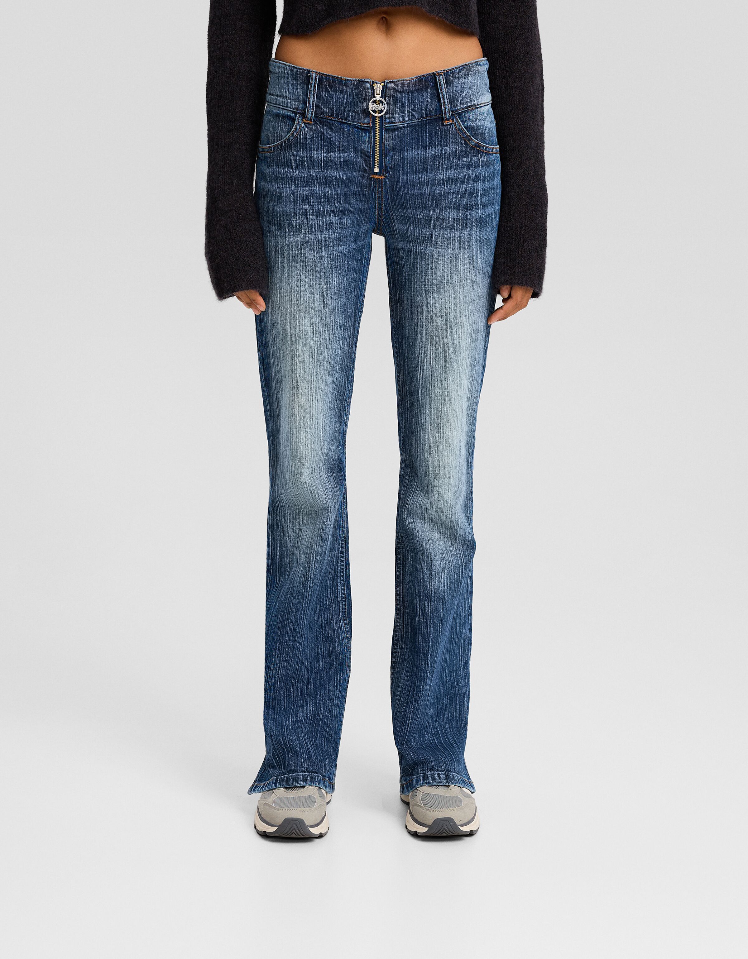 Jeans flare low waist