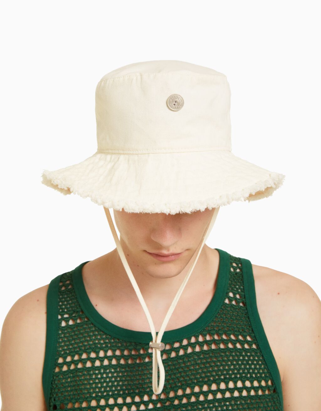 Sombrero bucket algodón efecto lavado