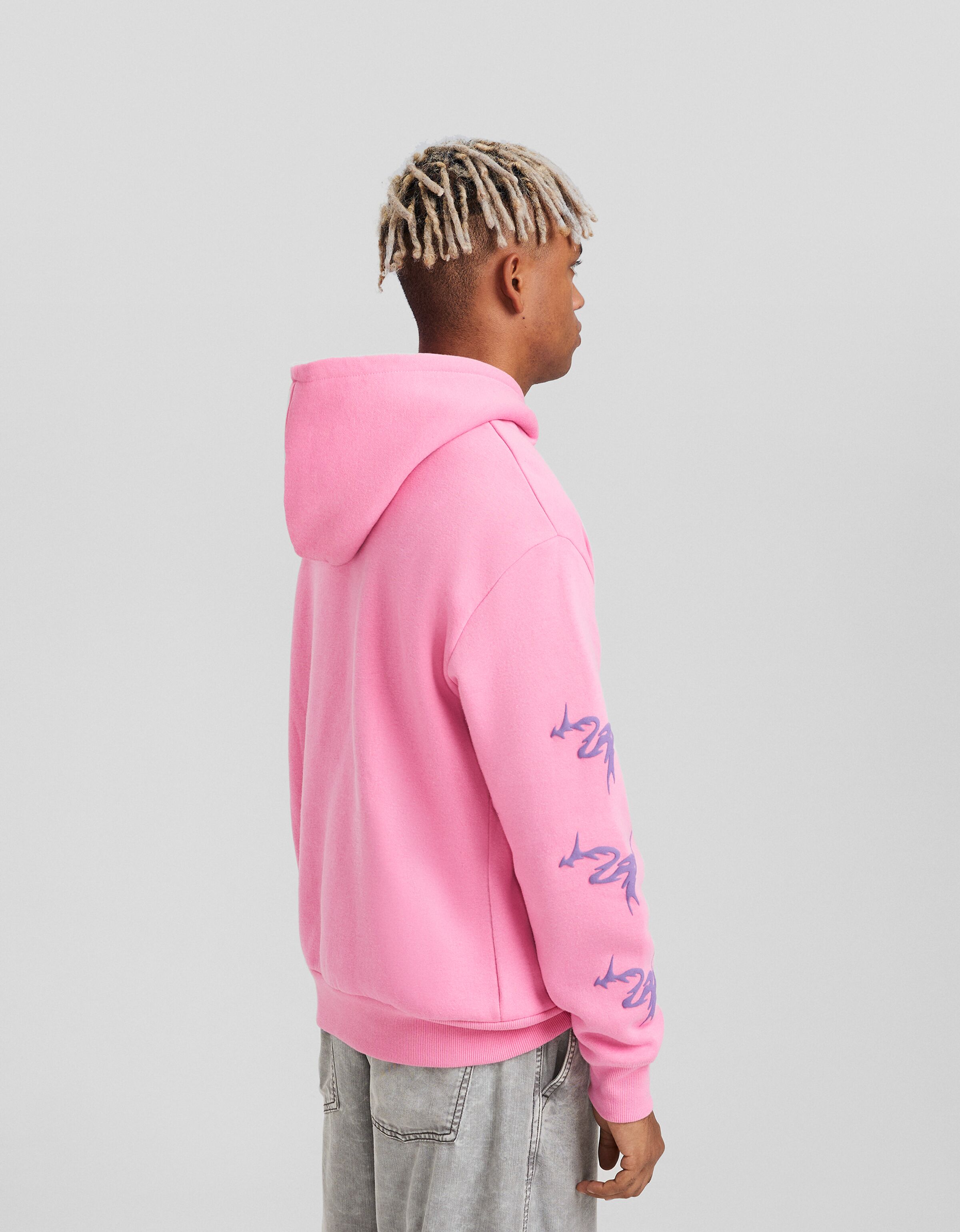 Sudadera capucha print