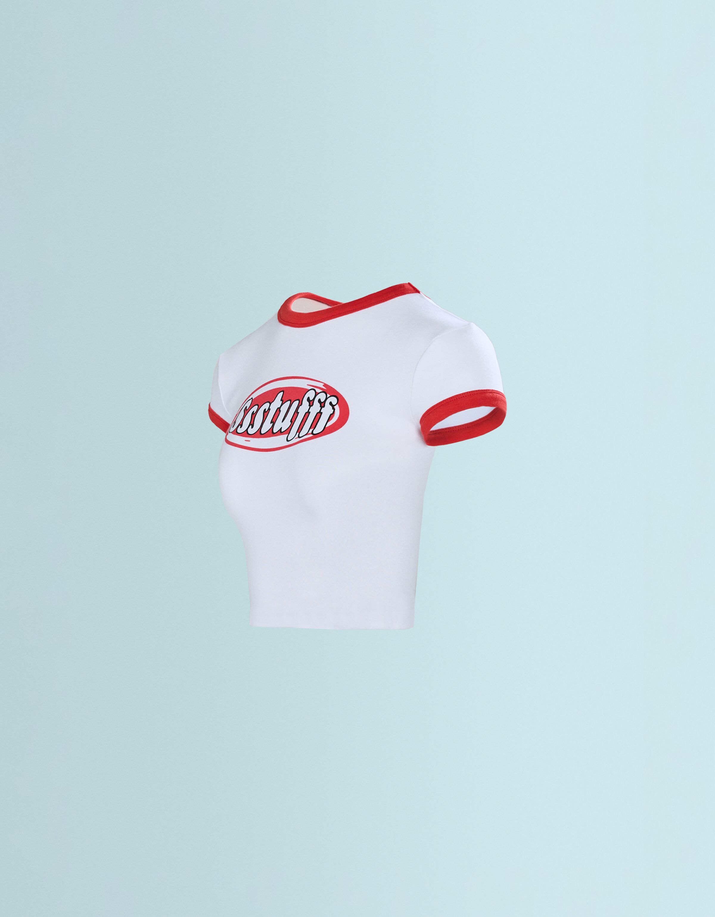 Camiseta SSSTUFFF X BERSHKA manga corta ajustada print