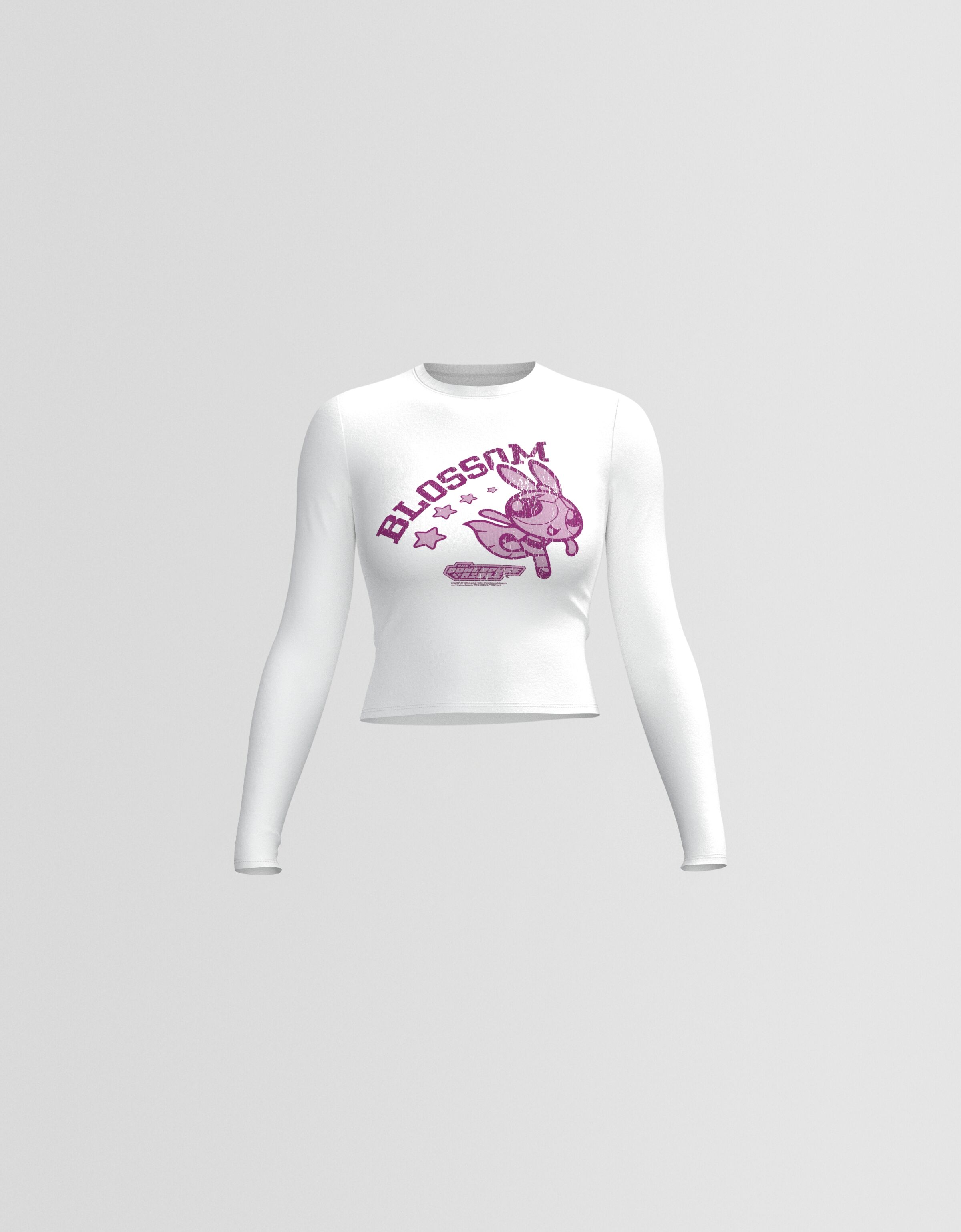 Camiseta Supernenas manga larga print