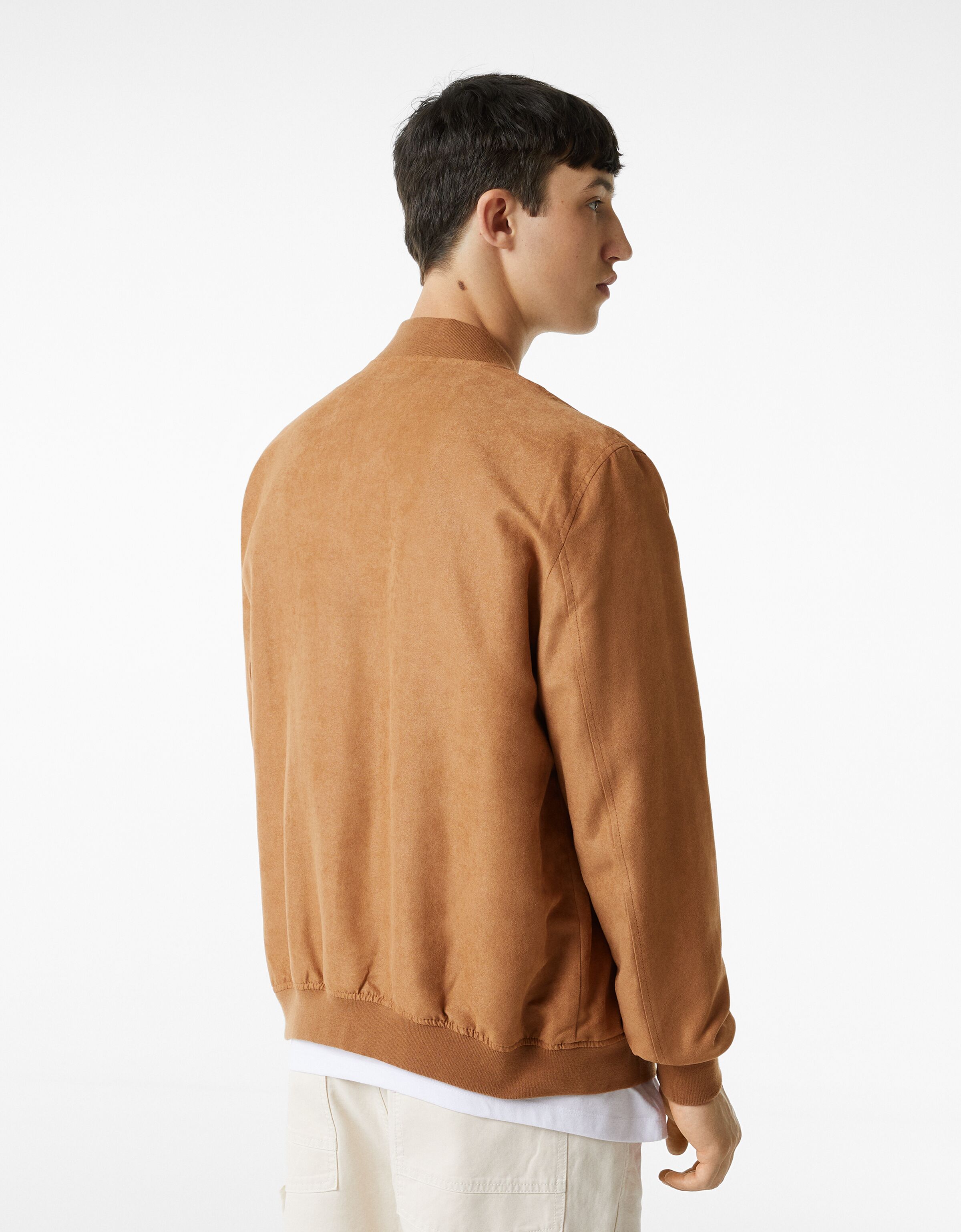 Cazadora bomber efecto ante