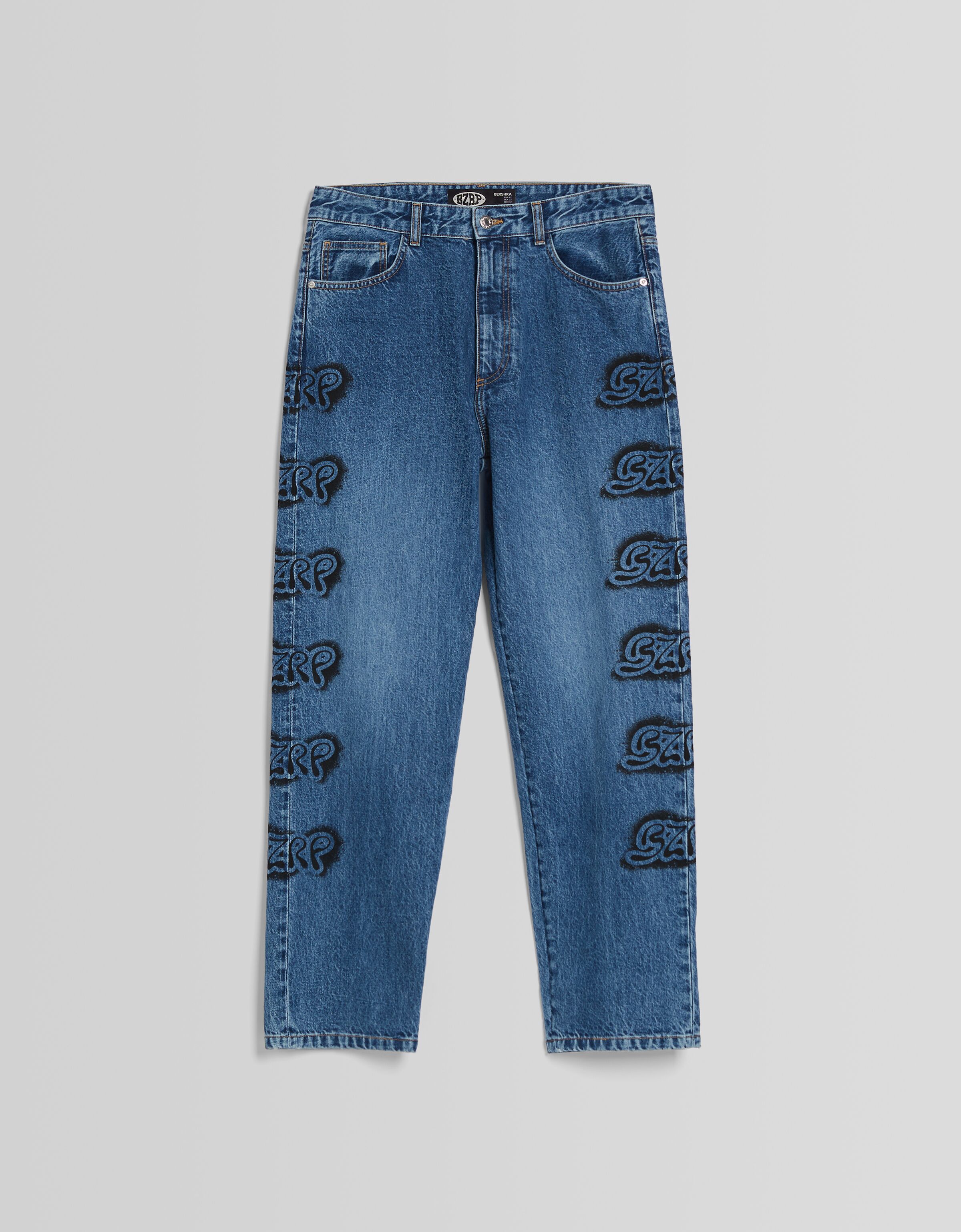 Jeans BERSHKA ft. BIZARRAP wide leg