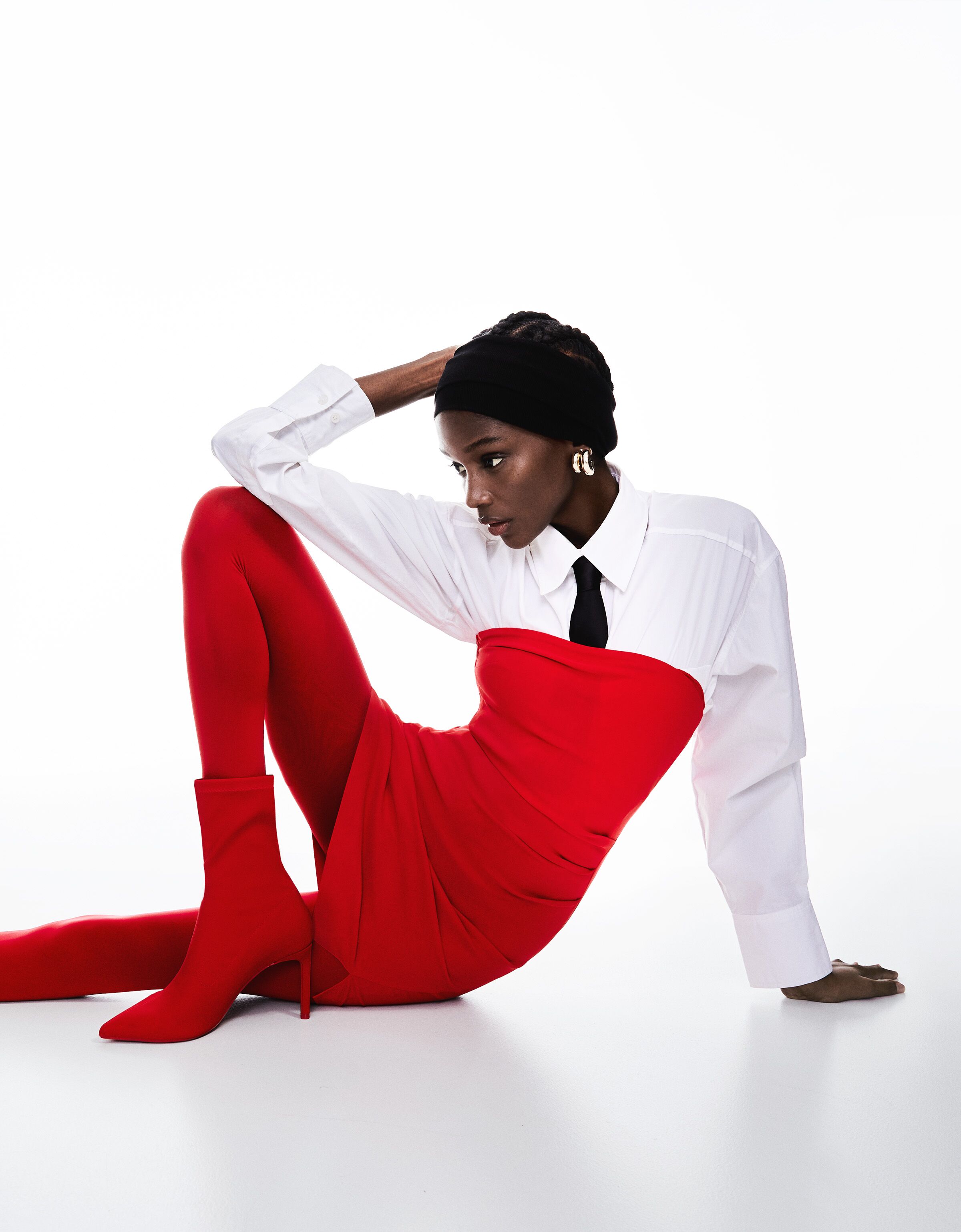 Botines tacón ajustados