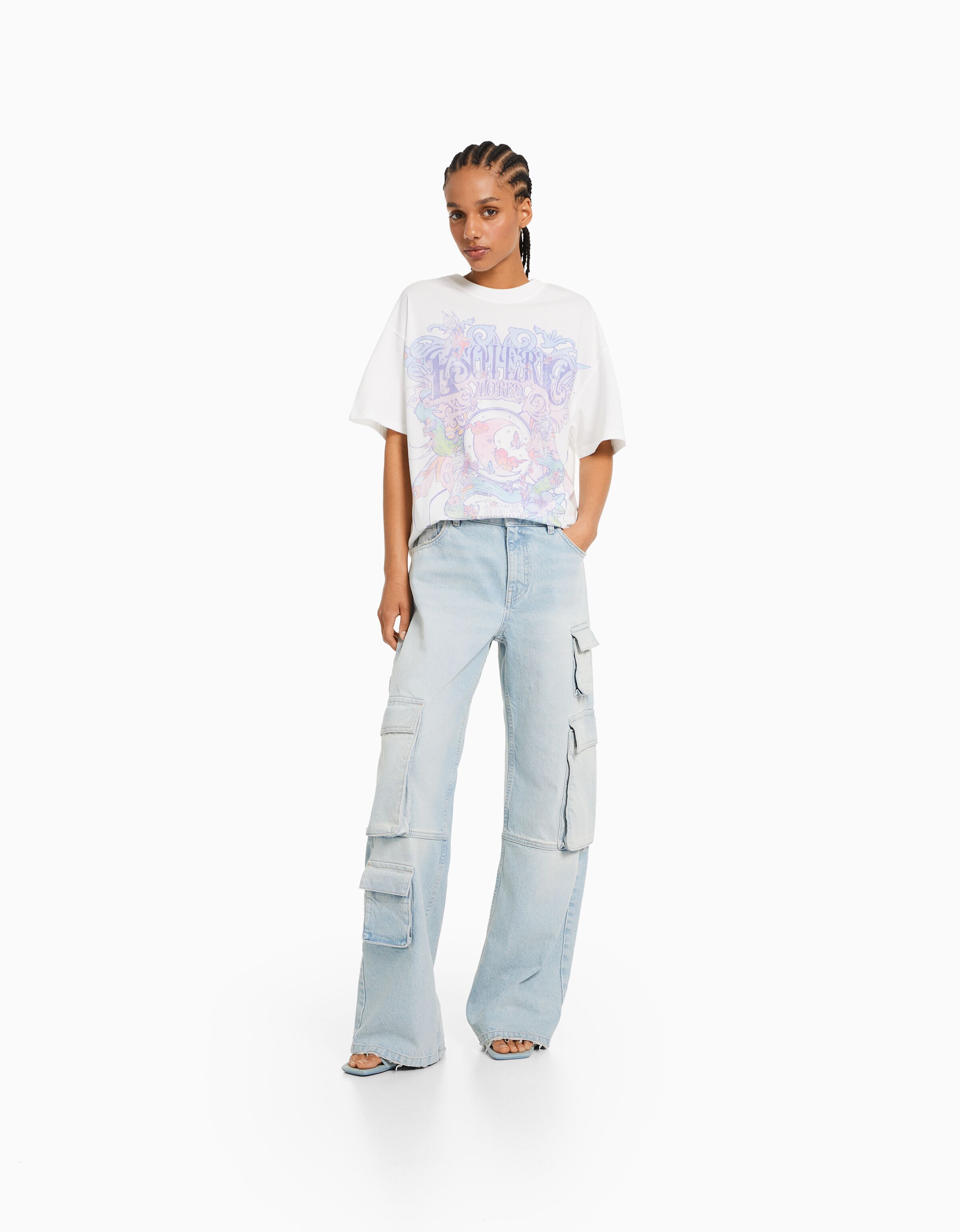 Camiseta manga corta print