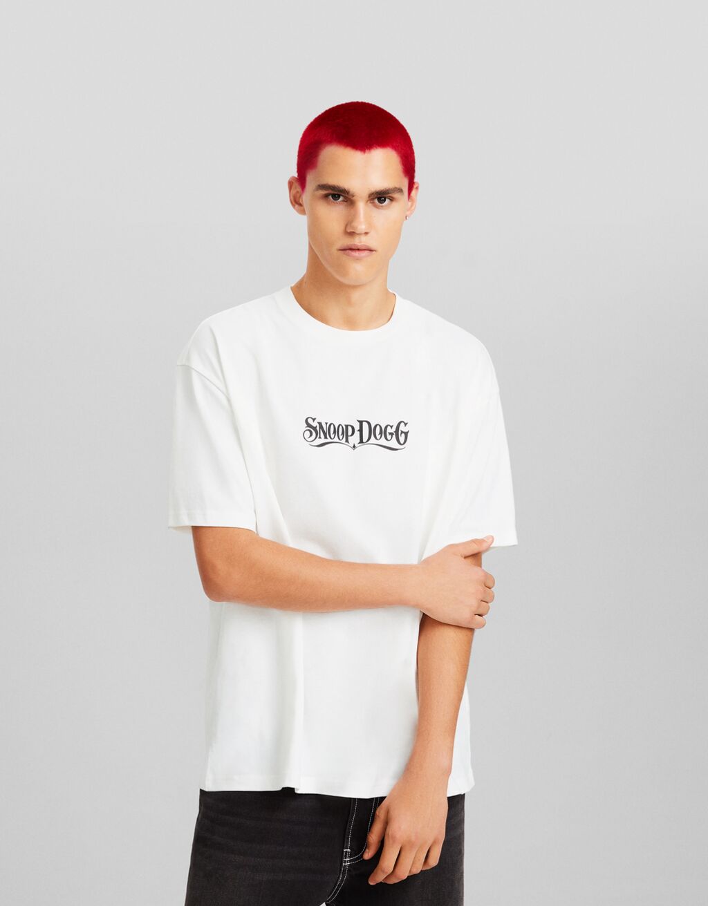 Camiseta Snoop Dogg manga corta oversize print