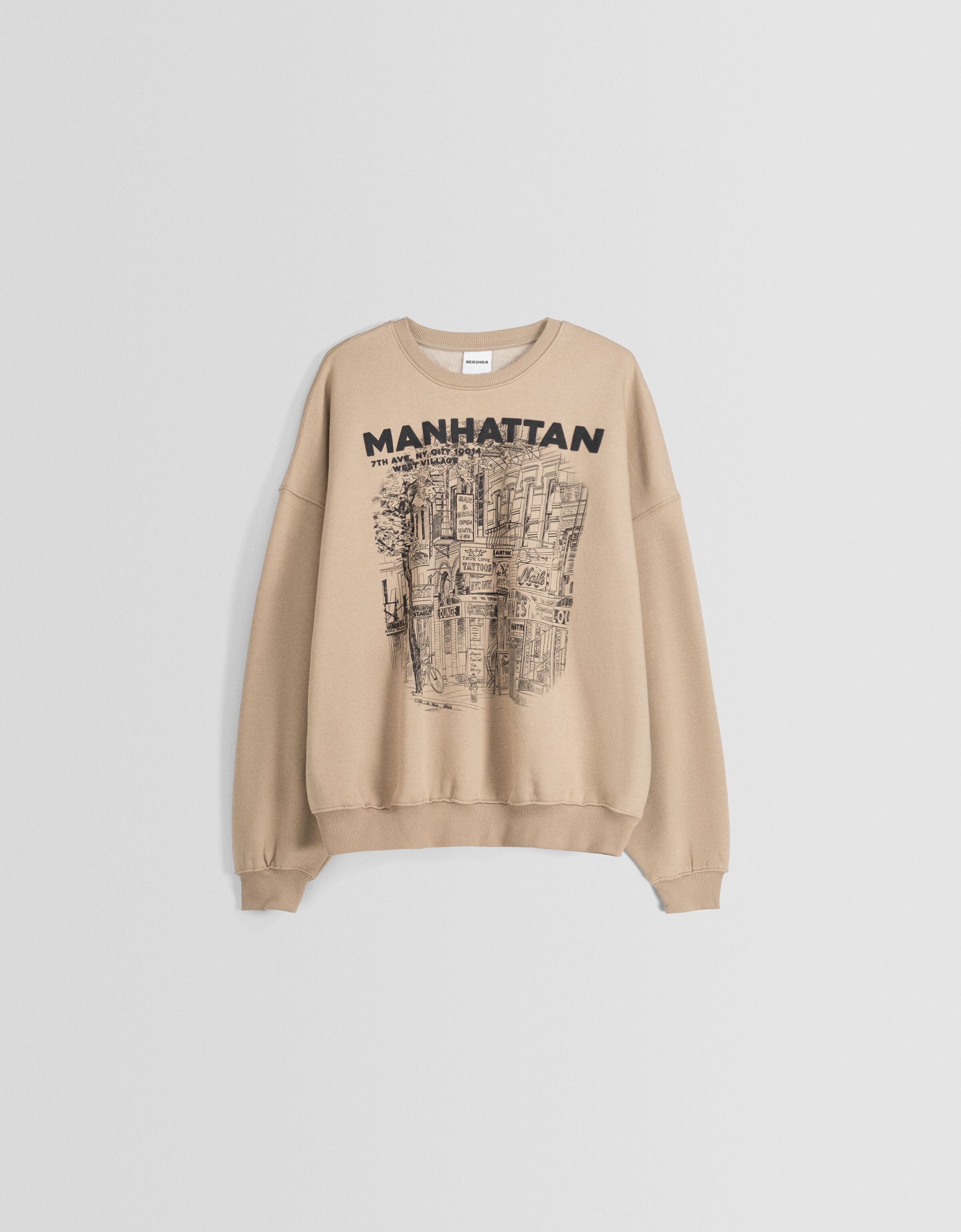 Sudadera oversize print