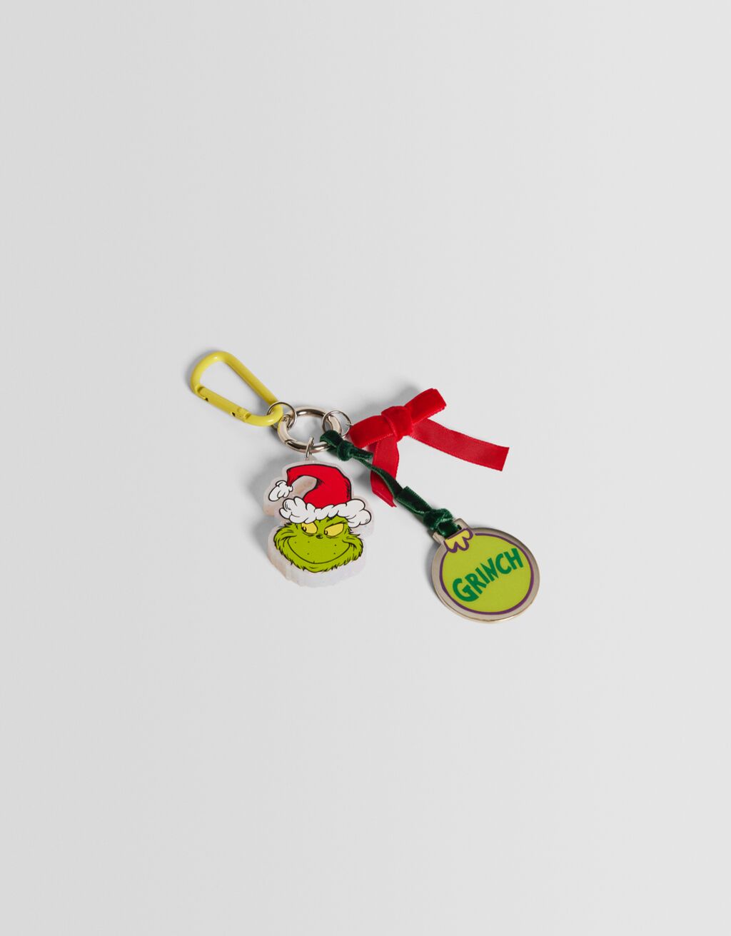Llavero El Grinch abalorios mosquetón