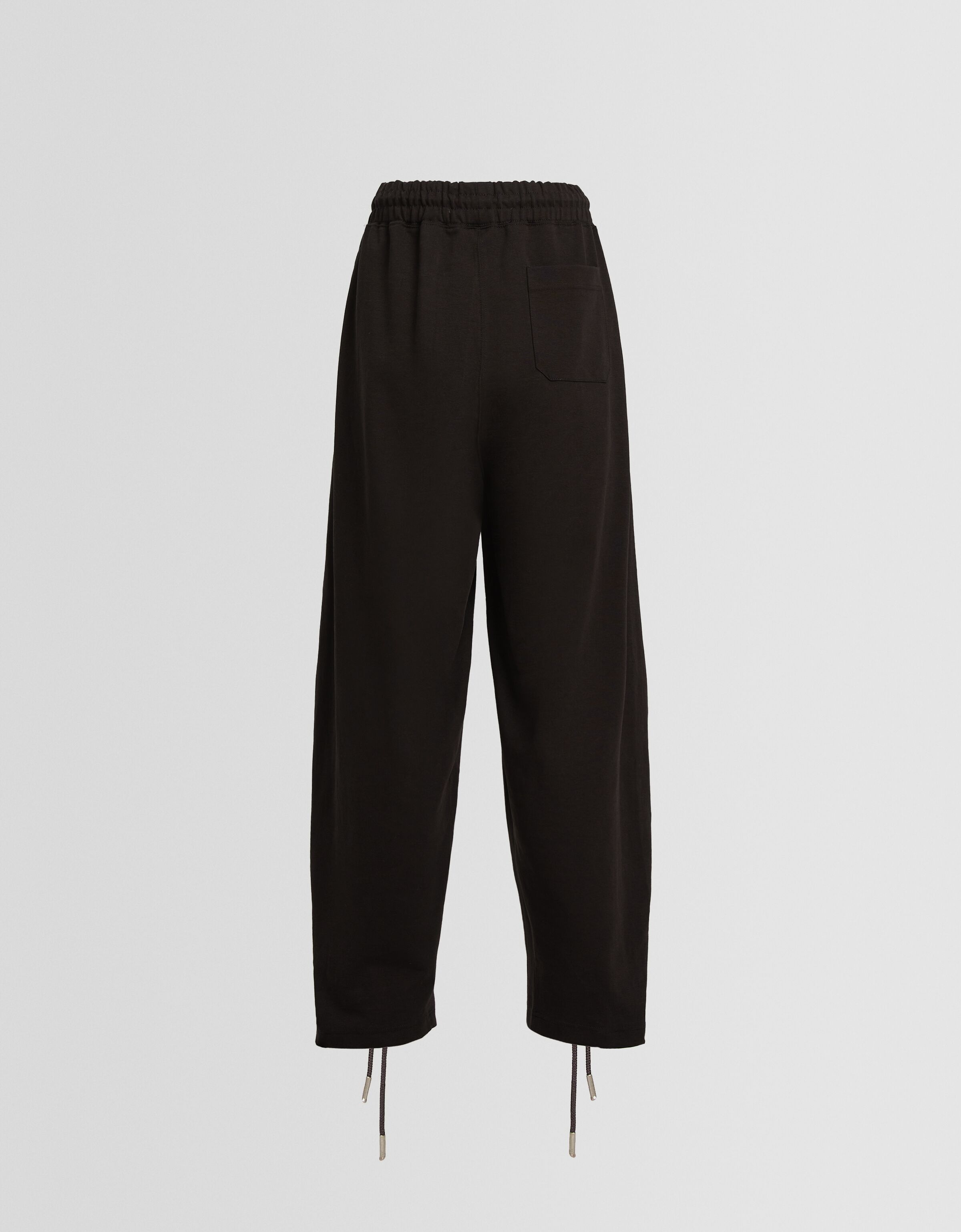 Pantalón Generation Bershka wide leg felpa cordones