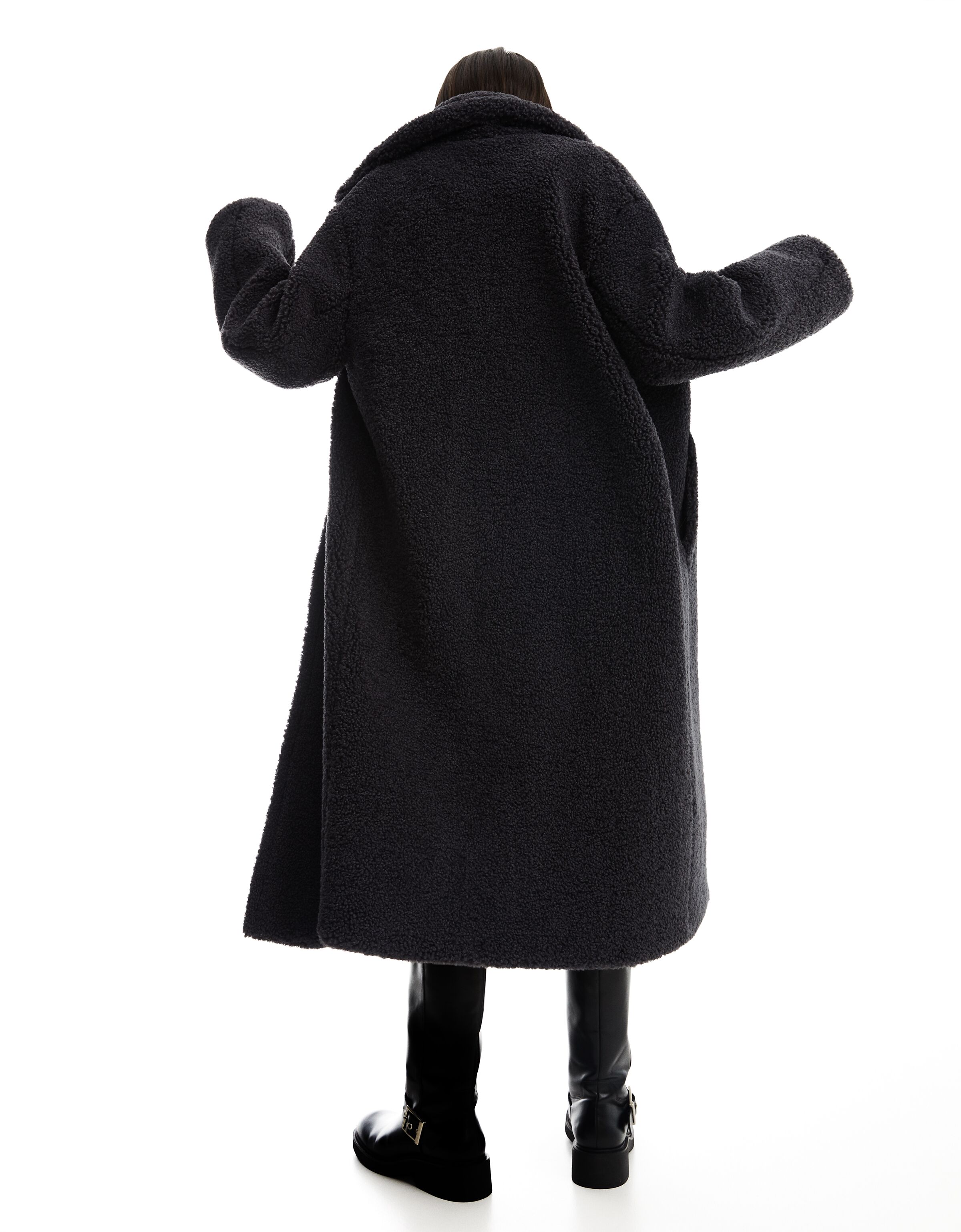 Abrigo largo borreguillo