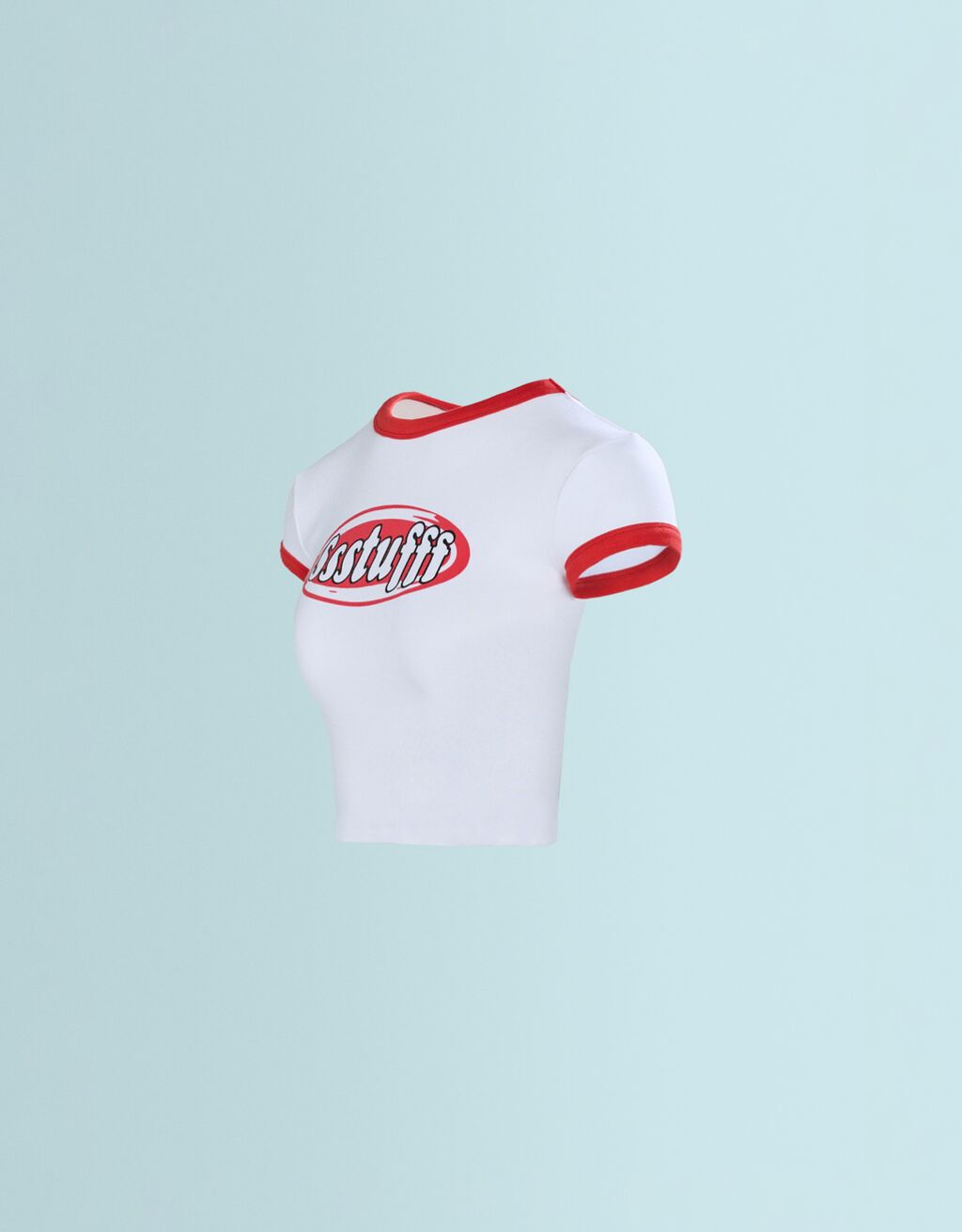 Camiseta SSSTUFFF X BERSHKA manga corta ajustada print