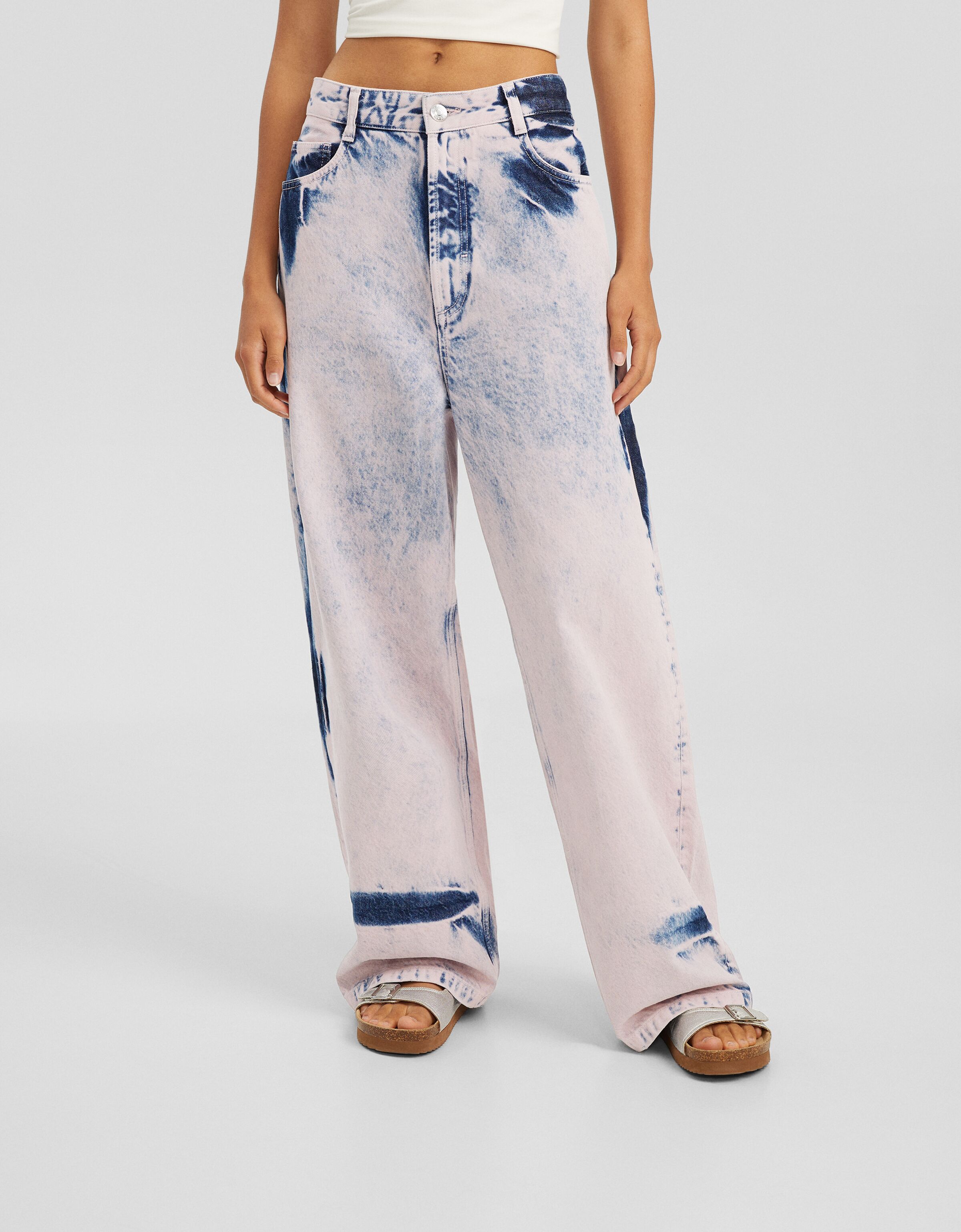 Jeans super baggy overdye